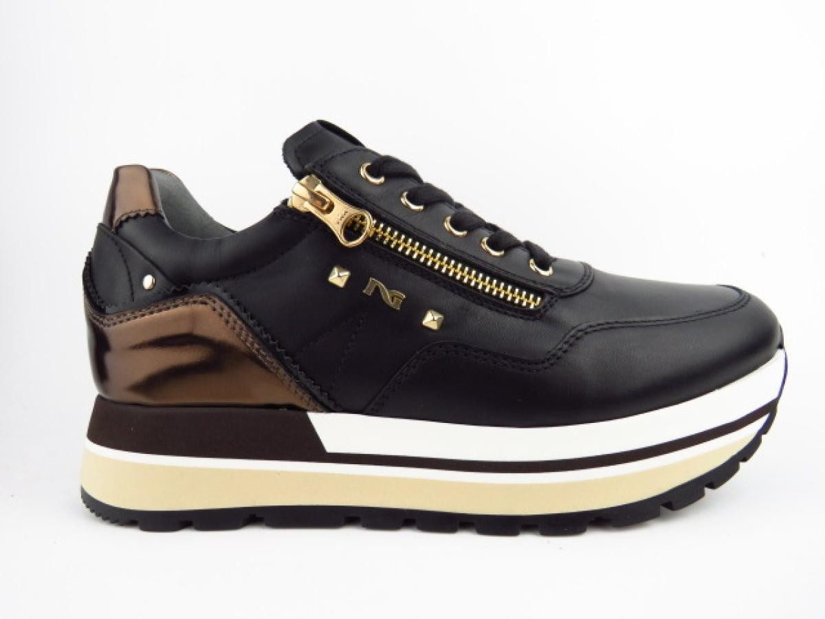 Nero Giardini Guanto Nero ZIP Sneaker