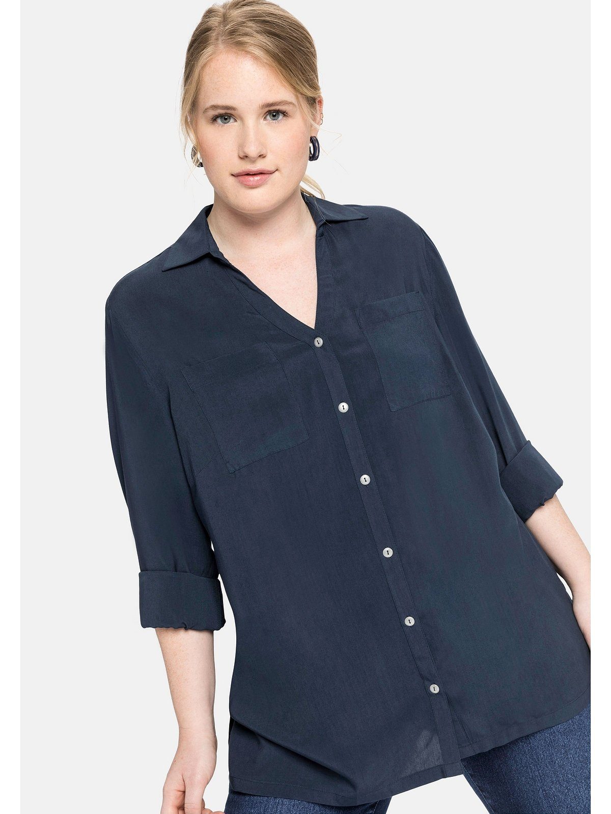 Blaue gestreifte Blusen für Damen kaufen | OTTO online