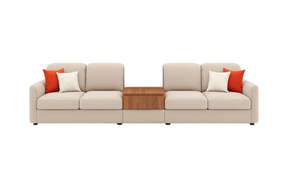 Xlmoebel Big-Sofa Große Sofas Sechs-Sitzer Italienische XXL-Couchen Möbel Textilien, 1 Teile, Hergestellt in Europa