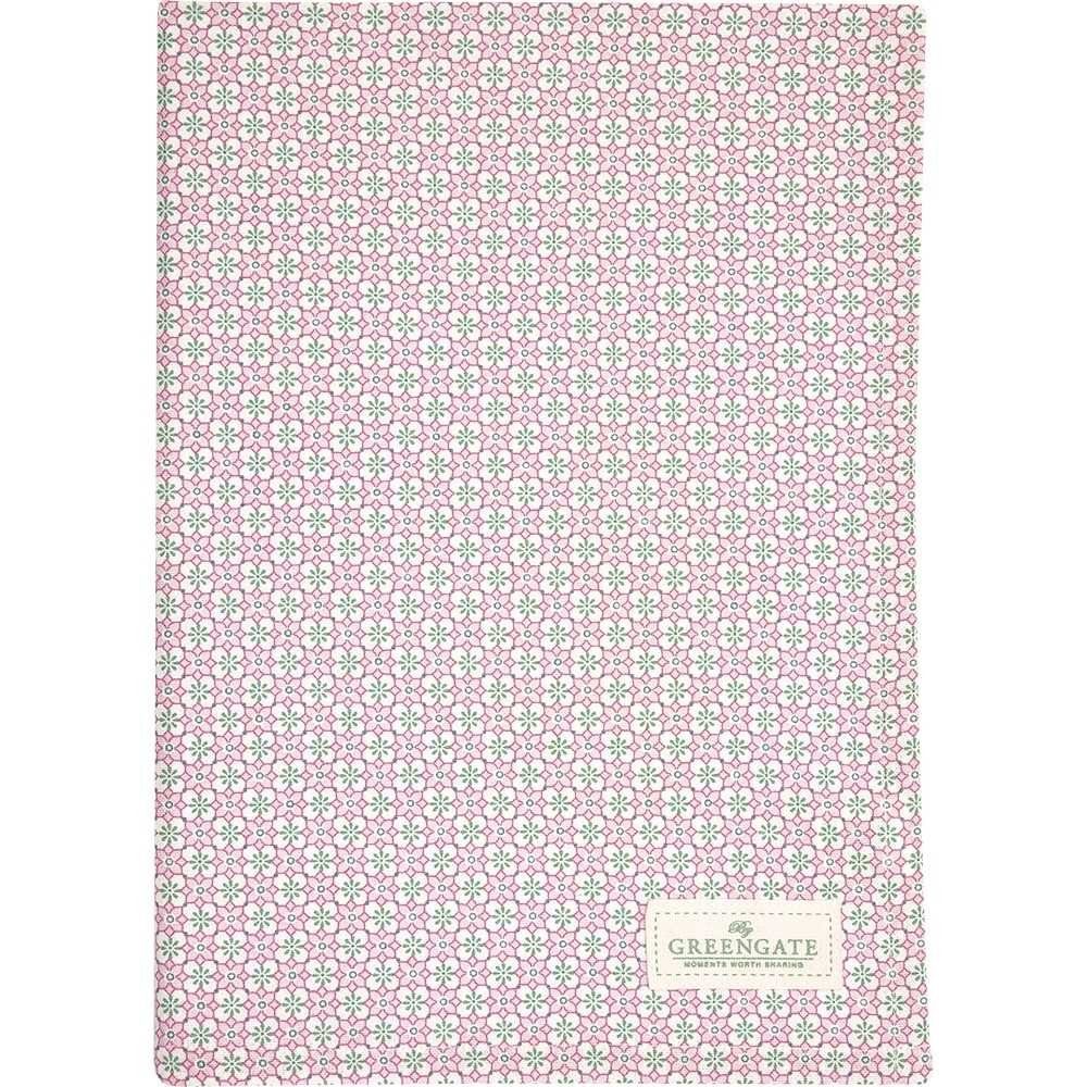 Greengate Geschirrtuch Greengate Geschirrtuch GWEN PALE PINK Rosa