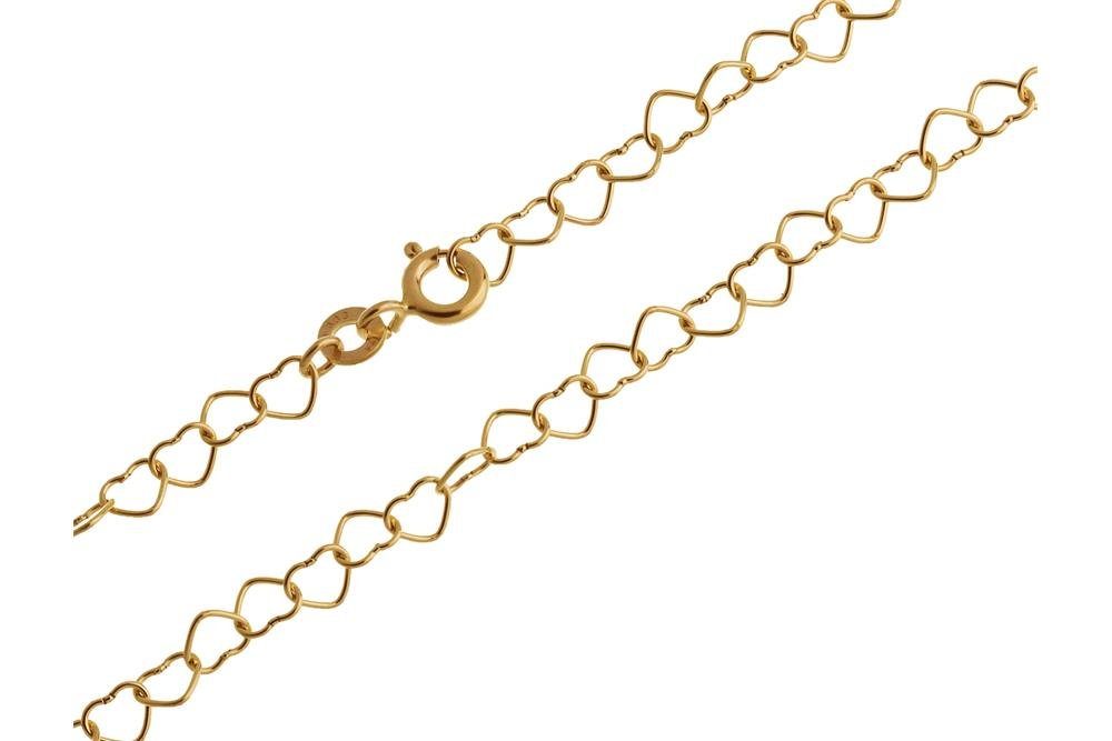 Silberkettenstore Goldkette Goldkette Herzen - 333 günstig online kaufen