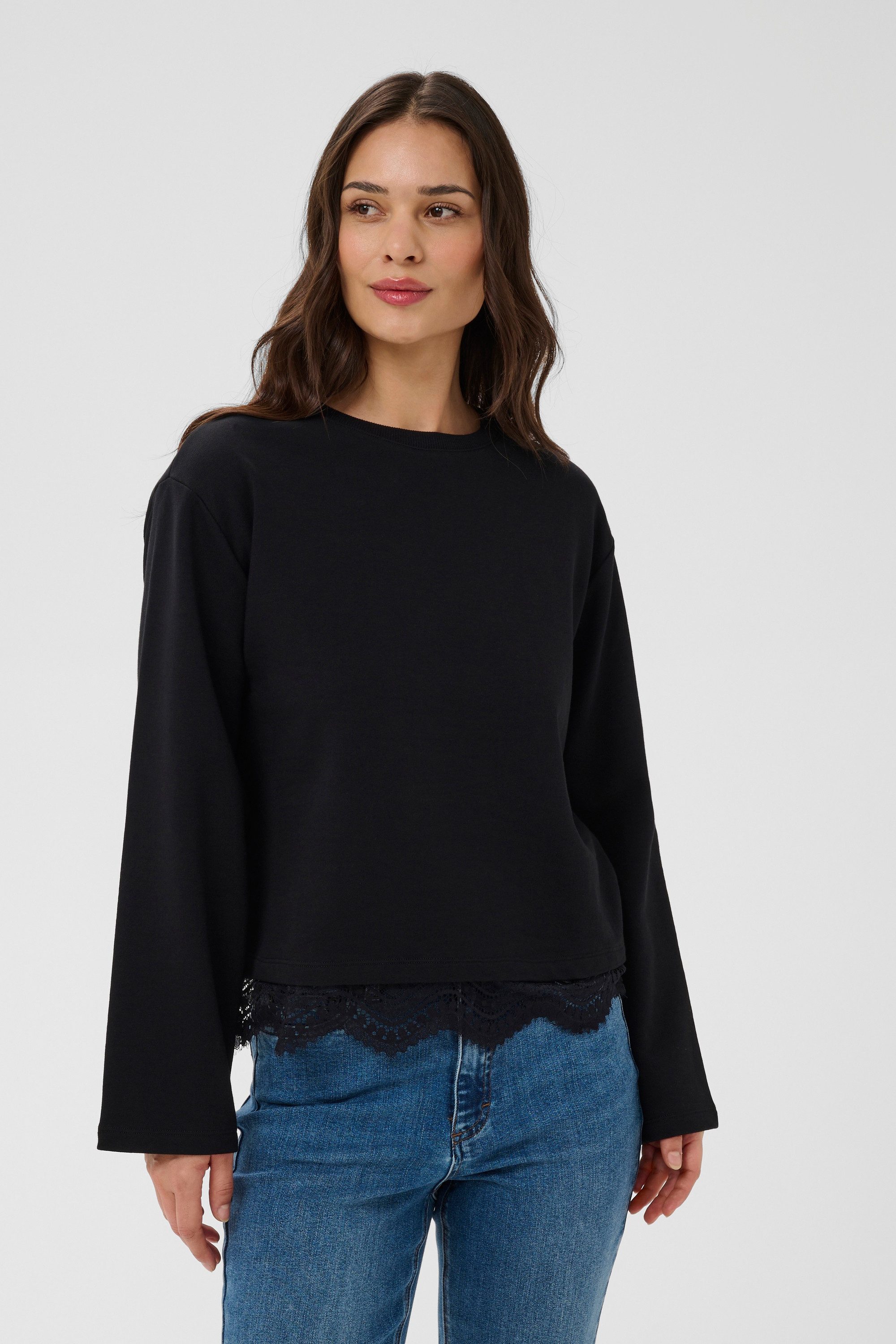 KAFFE Fleecepullover Sweatshirt KAsophie