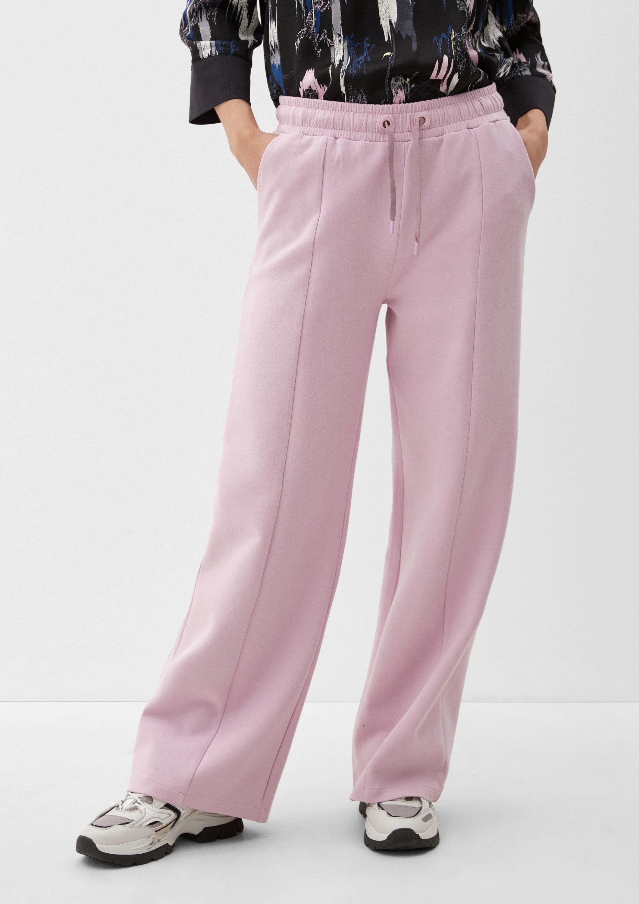 s.Oliver Jogginghose Hose Regular: Sweathose mit Wide leg