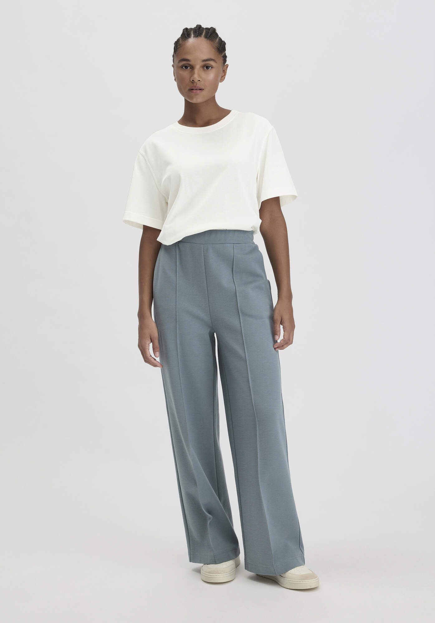 Hessnatur Jerseyhose Relaxed Wide Leg aus günstig online kaufen