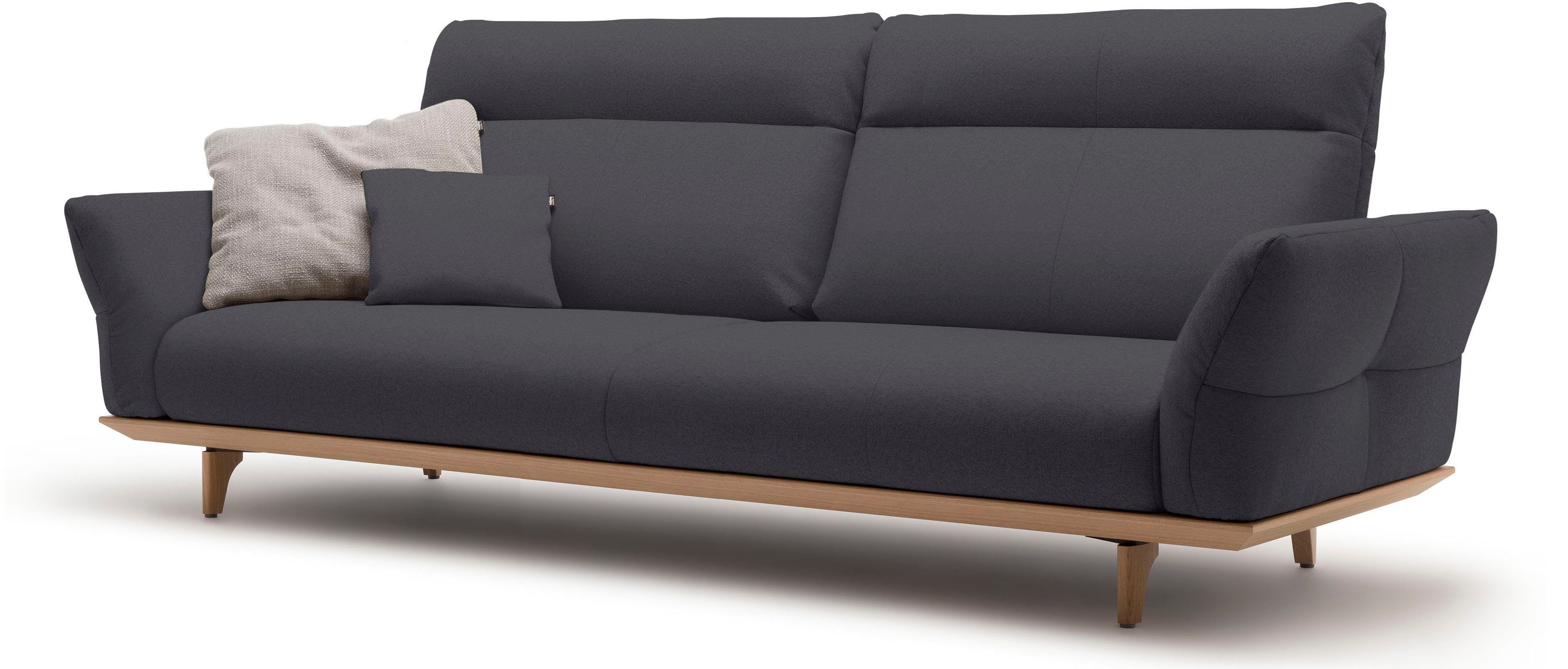 cm Breite natur, Eiche in 4-Sitzer sofa Eiche, Sockel hs.460, Füße 248 hülsta