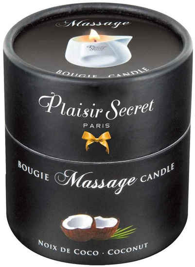 Plaisir Secret Massagekerze Massage Candle Coco 80 ml, Für Partnermassagen