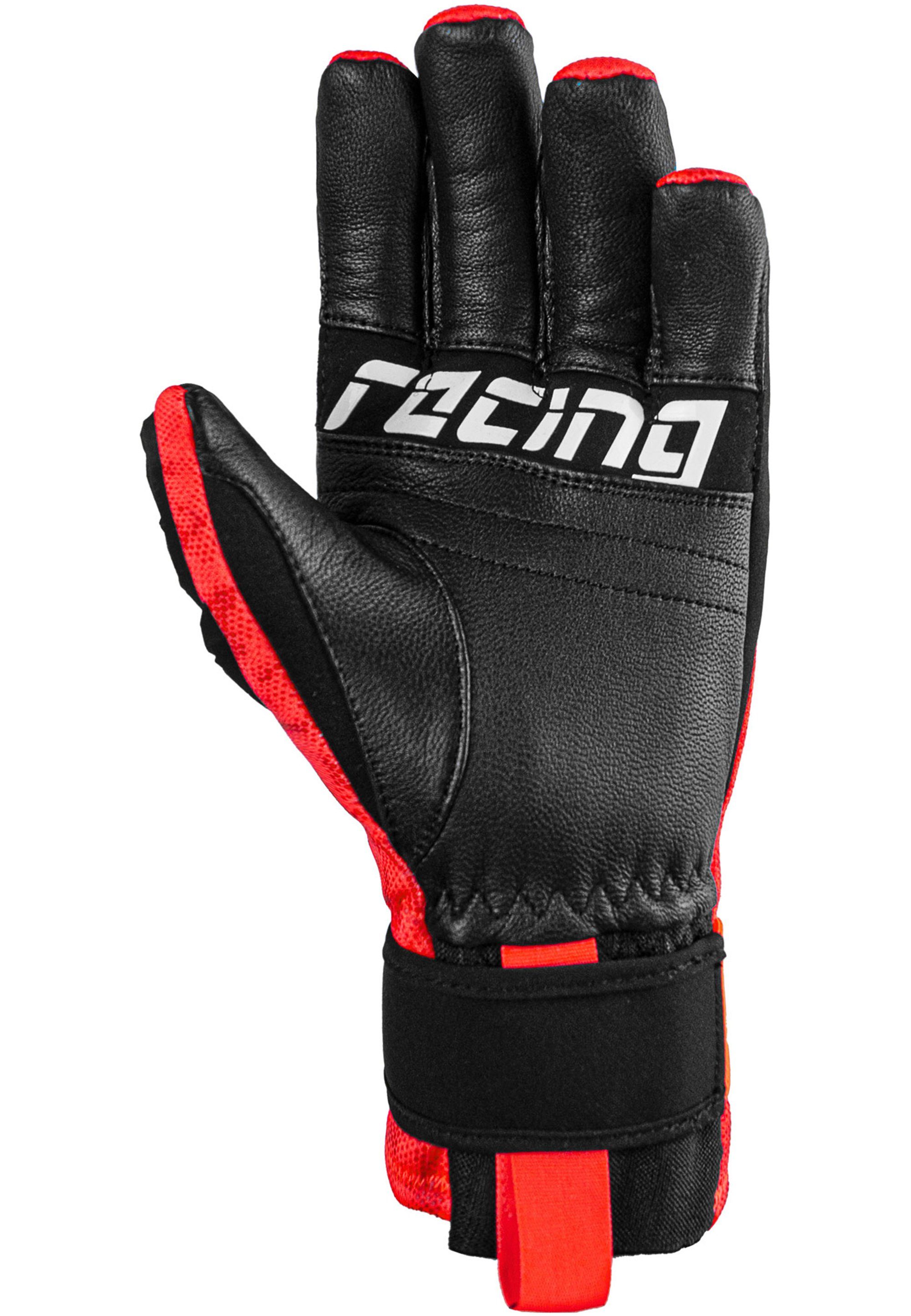 Reusch Skihandschuhe World Cup Warrior Neo schwarz-rot mit Polsterung praktischer