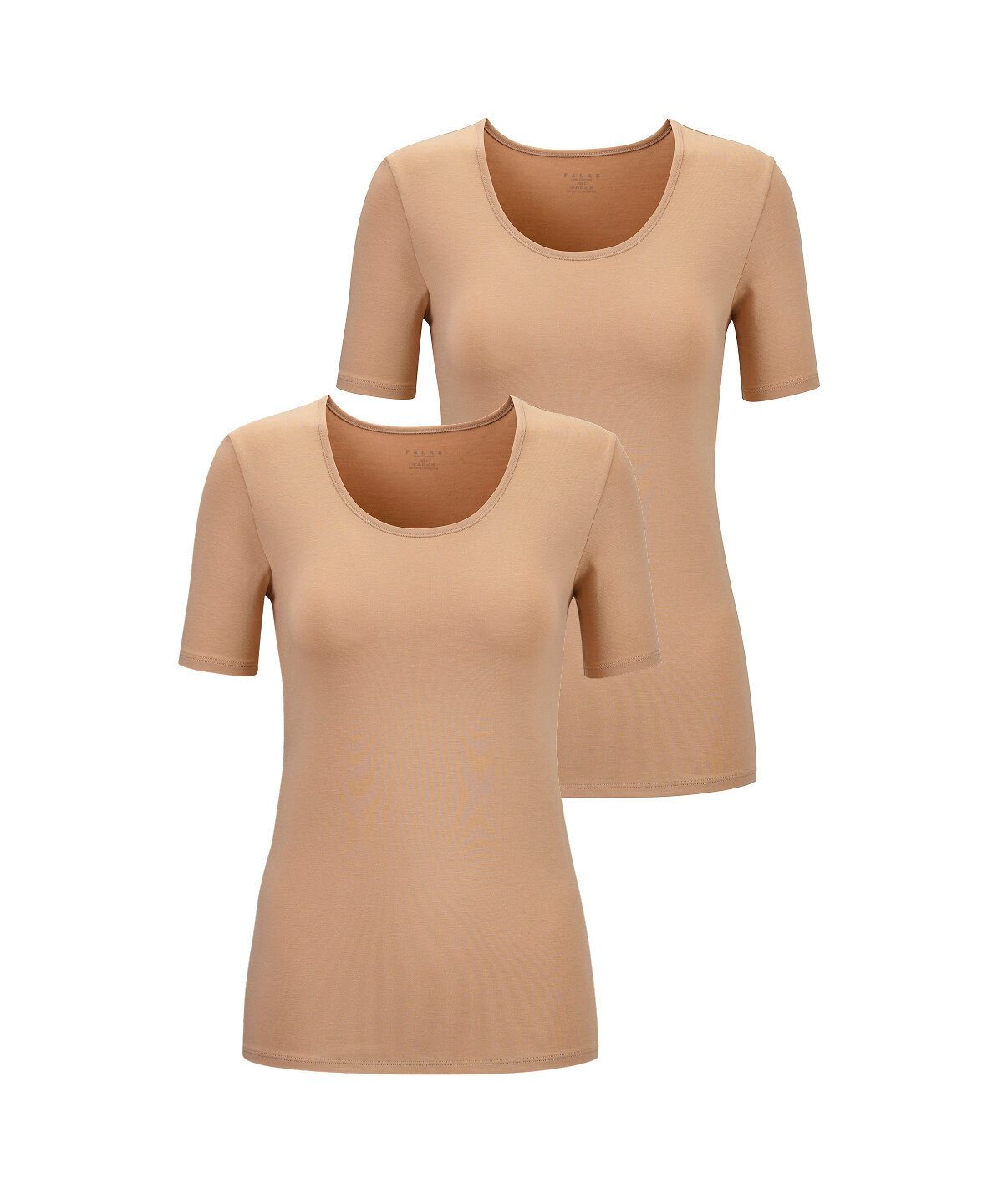 FALKE T-Shirt FALKE Underwear - Kurzarmshirt Daily Comfort (2-tlg., 2) Softe Baumwolle mit Elasthan