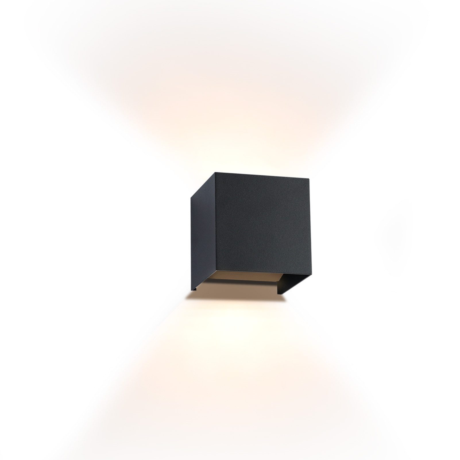Nettlife LED Wandleuchte Aussen Schwarz Up günstig online kaufen