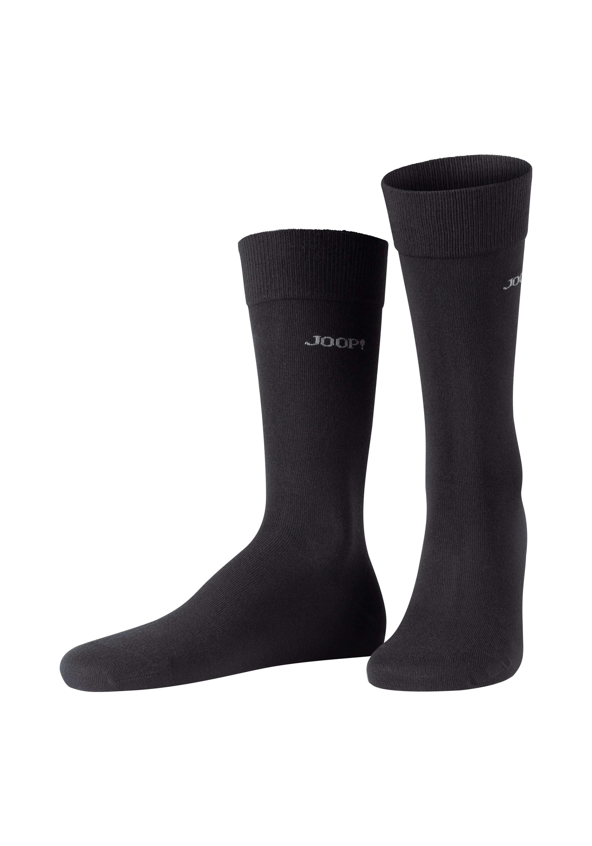 JOOP! Socken (2 Paar) mit handgekettelter Zehennaht, aus gekämmter Baumwolle – Bild 3 von 5