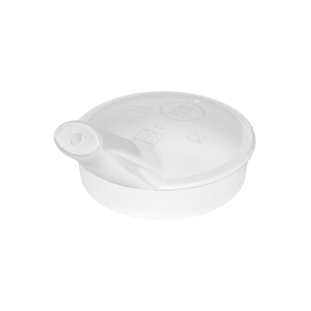 Ornamin Schnabelbecher Becher mit Trink-Trick mit Schnabelaufsatz/Trinkaufsatz, 2-tlg., Kunststoff, Trinkhilfe l Alltagshilfe l BPA-frei l Made in Germany