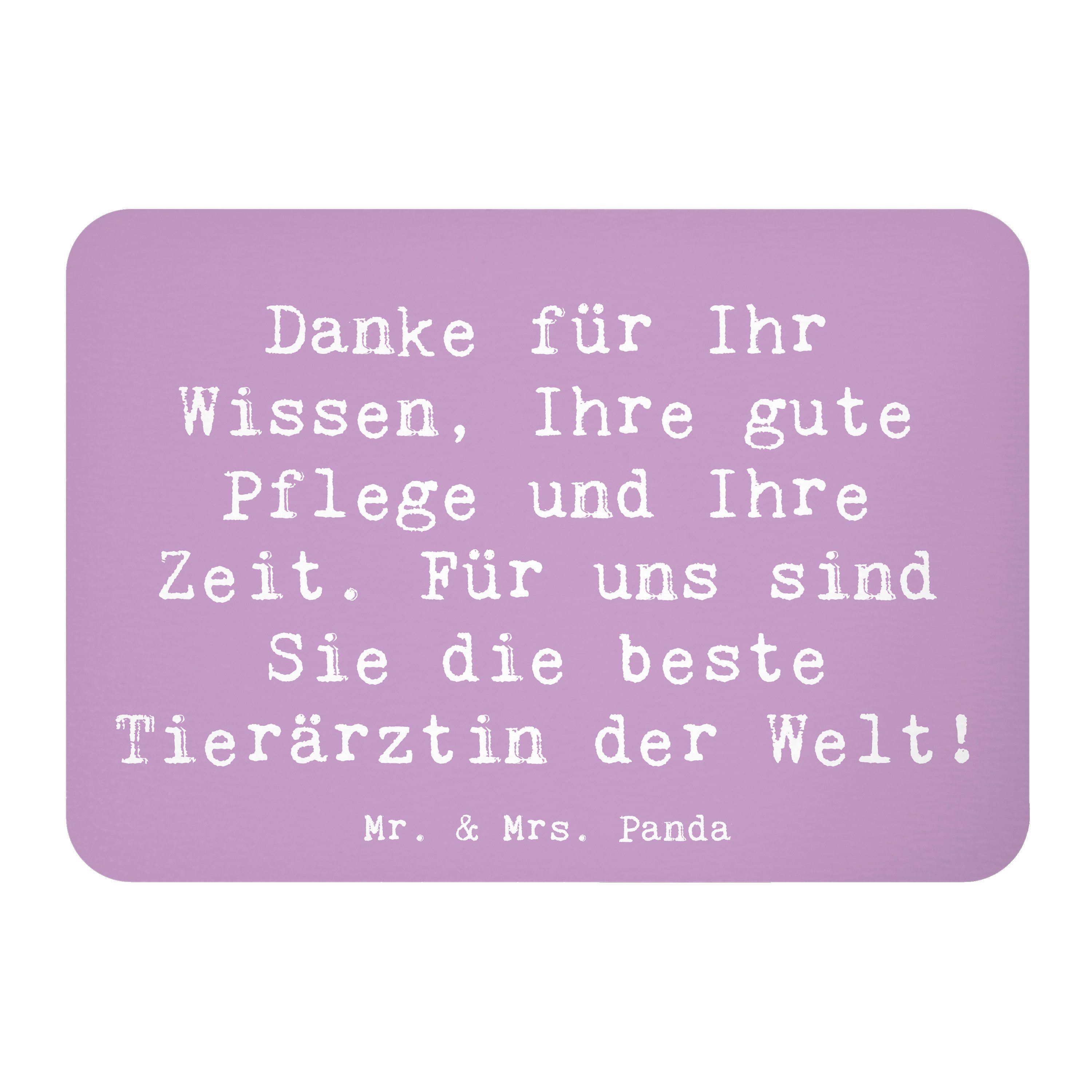 Magnet Spruch Beste Tierärztin - Lavendeltraum - Geschenk, lieben Tierarzt