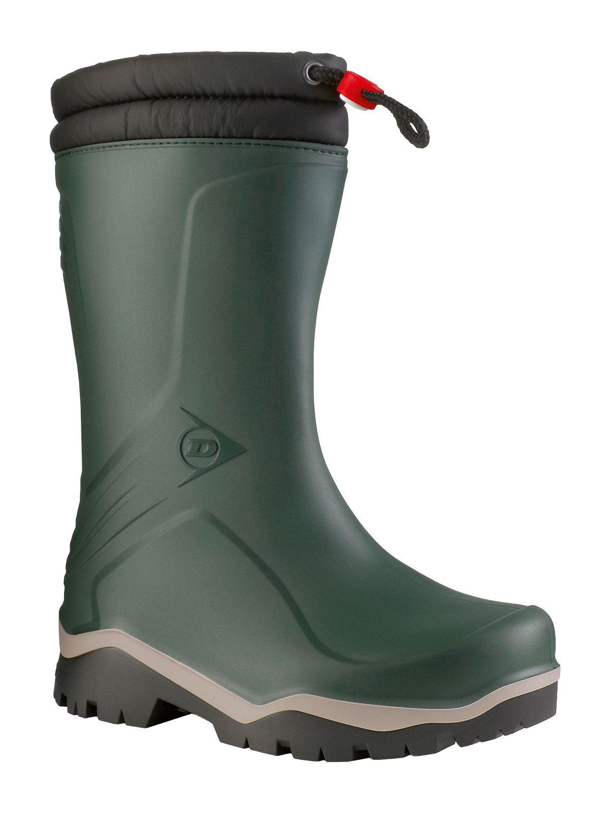 Dunlop_Workwear MK0KL45 Kids Blizzard Grün/Grau/Schwarz Winterstiefel
