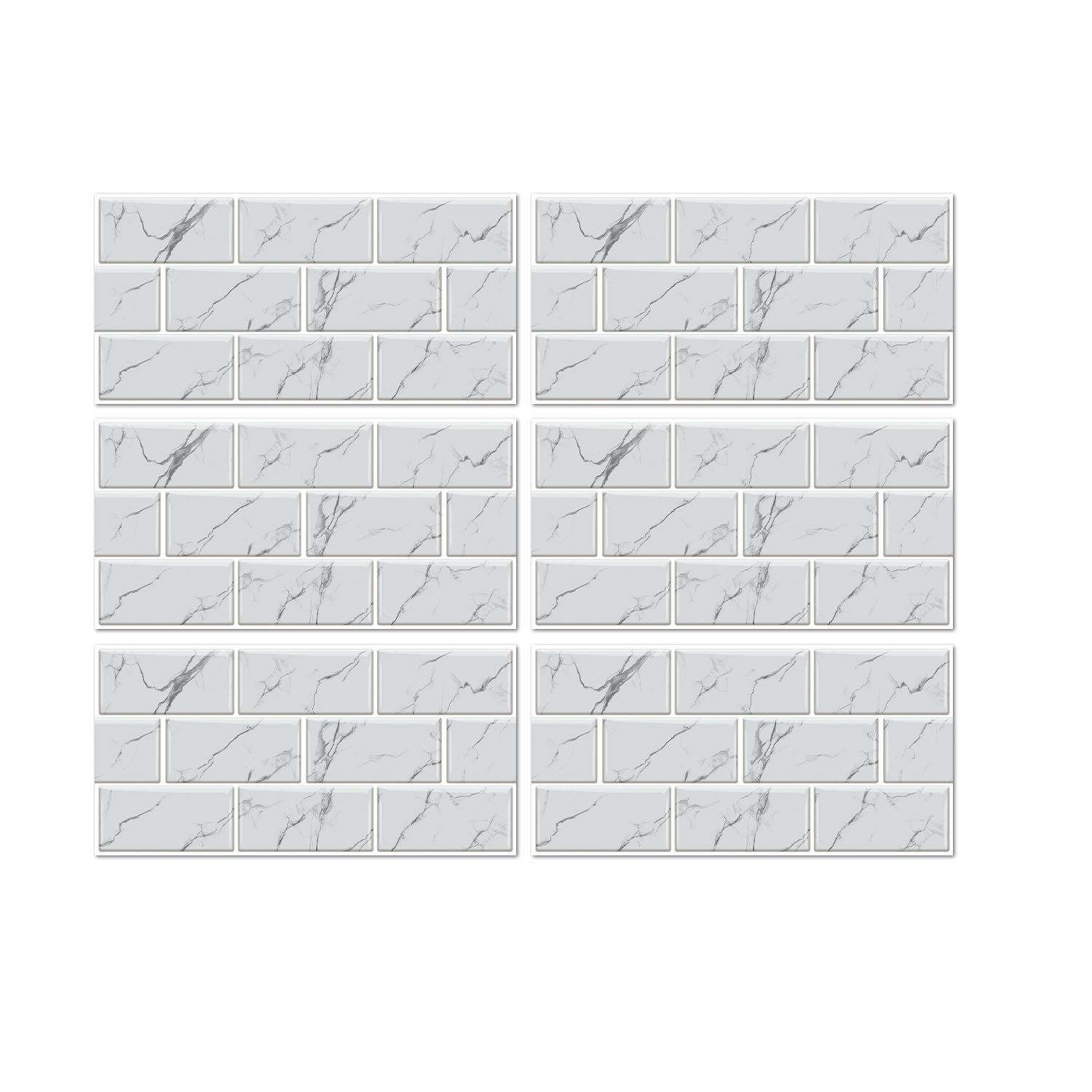 Coonoor Fliesenaufkleber 12 Stück 15x30cm, Fliesenaufkleber, günstig online kaufen