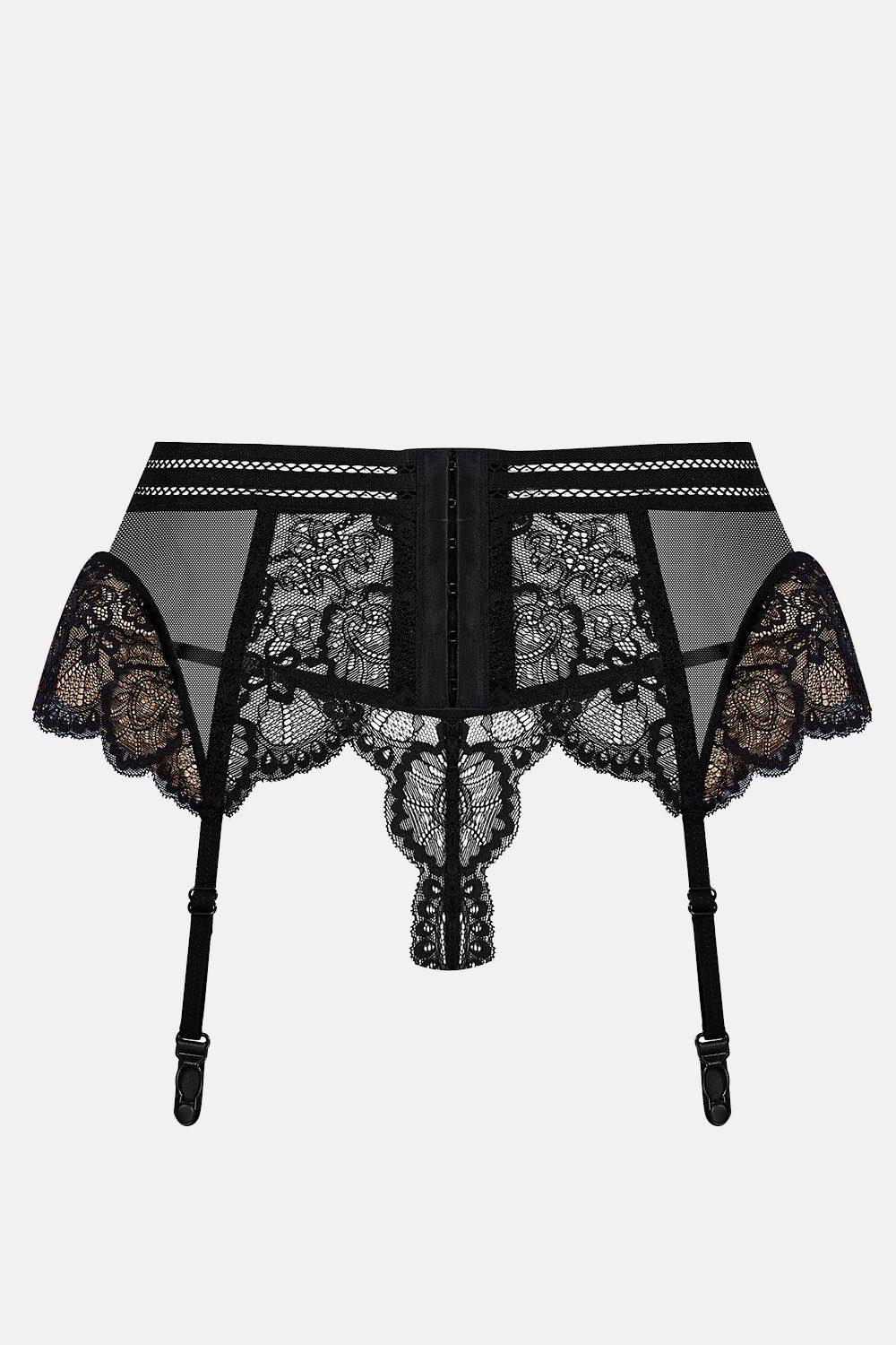 Obsessive Strapsgürtel, Strumpfhaltergürtel in schwarz - S/M