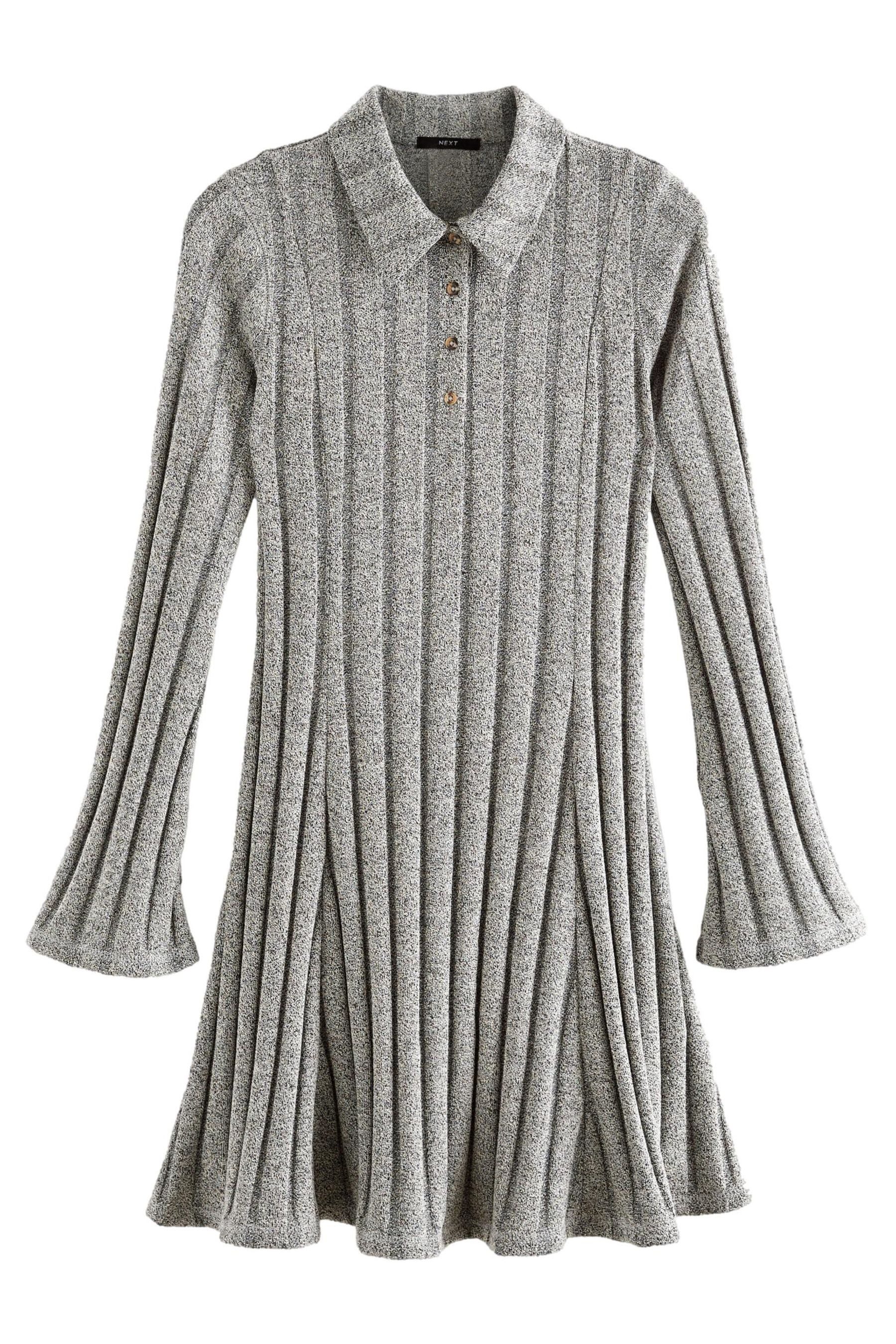 Next Minikleid Geripptes langärmeliges Minikleid mit günstig online kaufen
