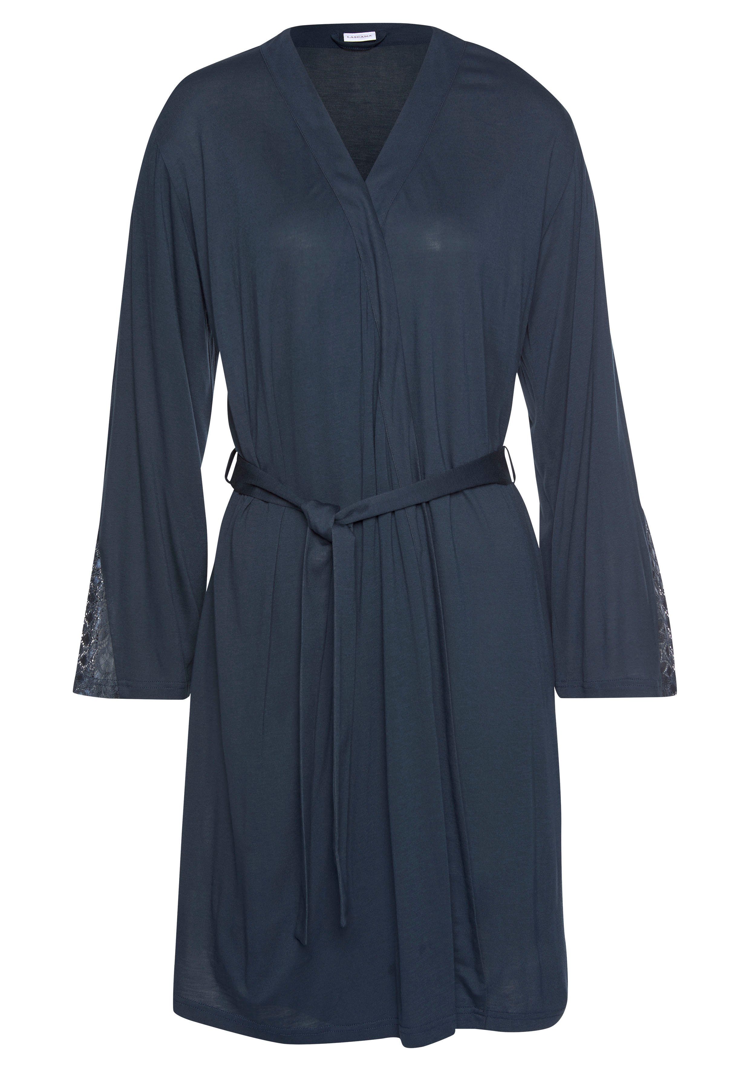 LASCANA Kimono, Kurzform, Viskose, Gürtel, mit günstig online kaufen