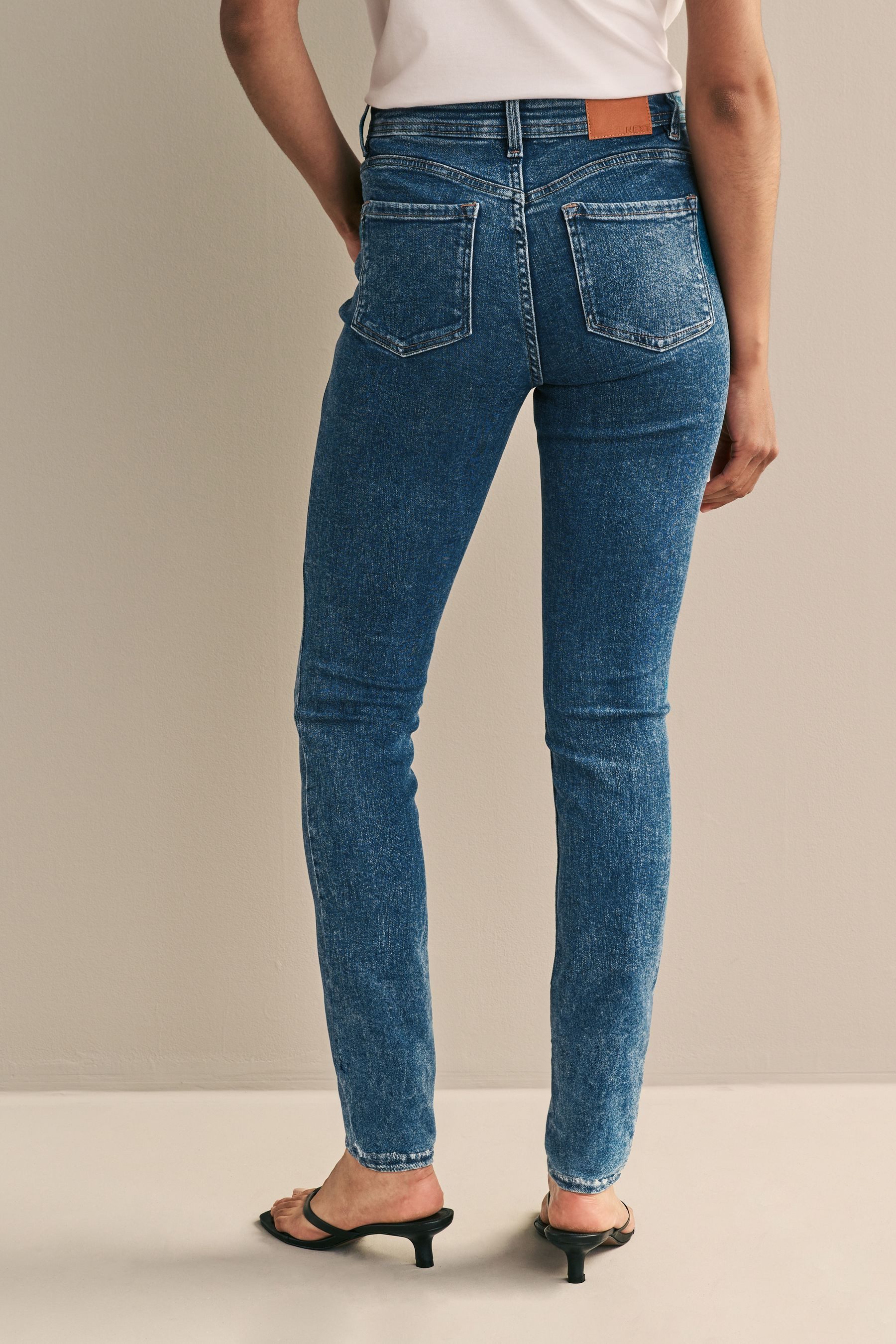 Next Skinny-fit-Jeans Superweiche Skinny Fit Jeans, Kurzgröße (1-tlg)