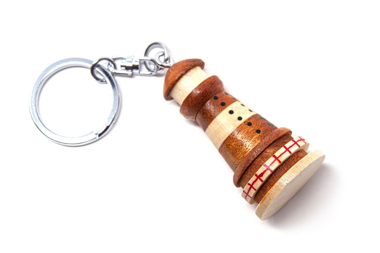 Cornelißen Schlüsselanhänger Schlüsselanhänger aus Holz - Leuchtturm