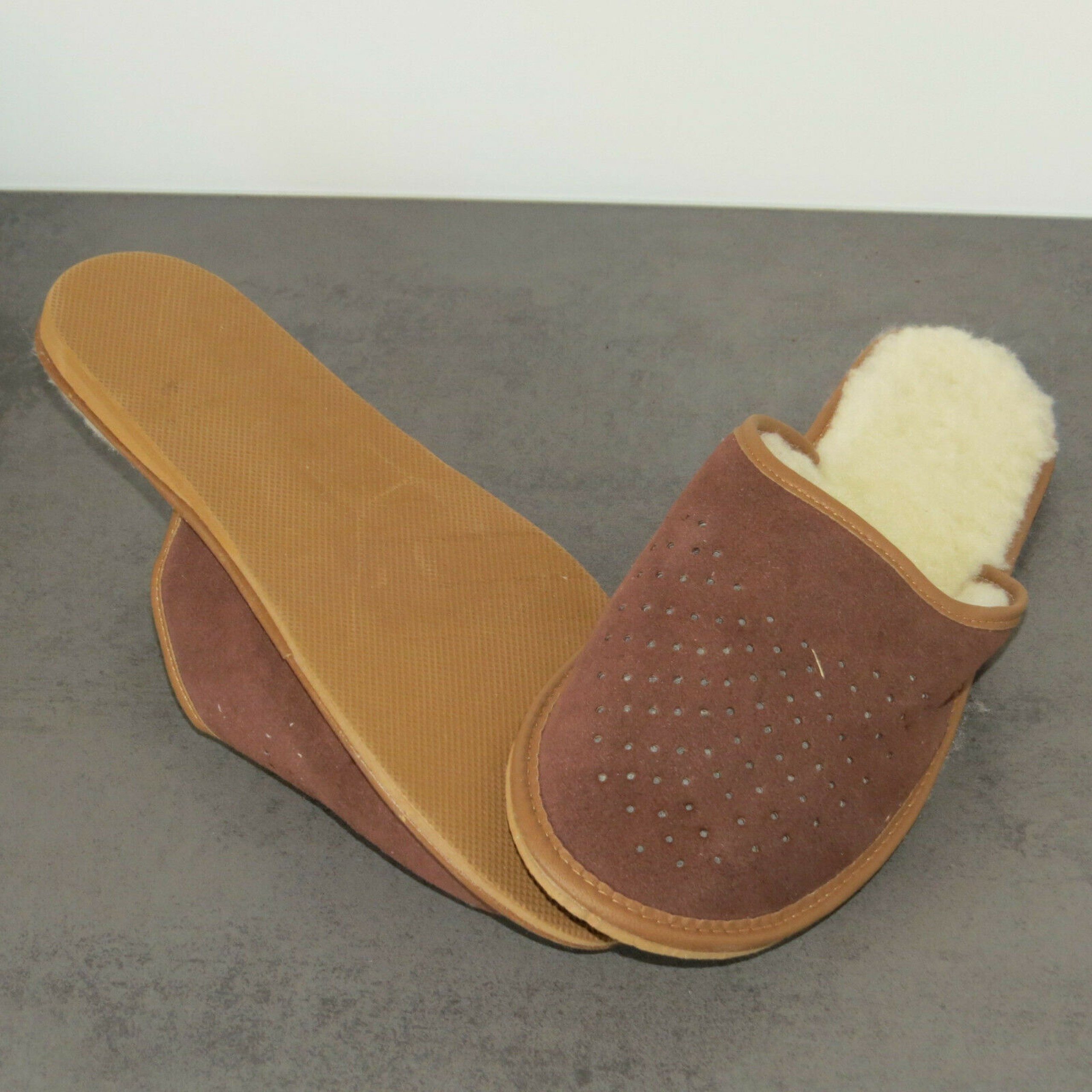 Holzprodukte Herren Sandalen Hausschuhe Haussandalen Pantoffeln Hüttenschuhe Plüsch Hausschuhe