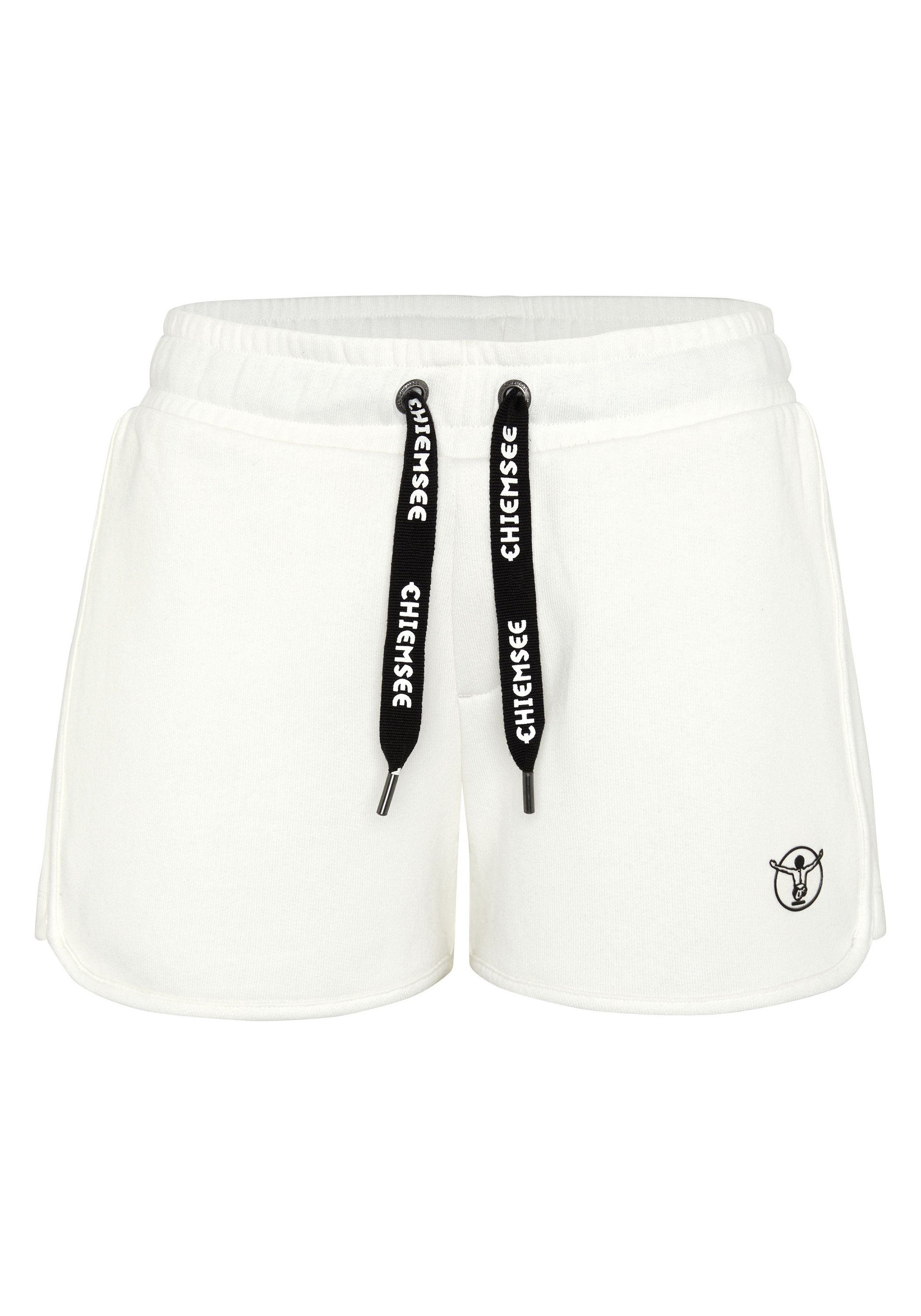 Chiemsee Sweatshorts Sweat-Shorts mit breitem Bund 1 Star White