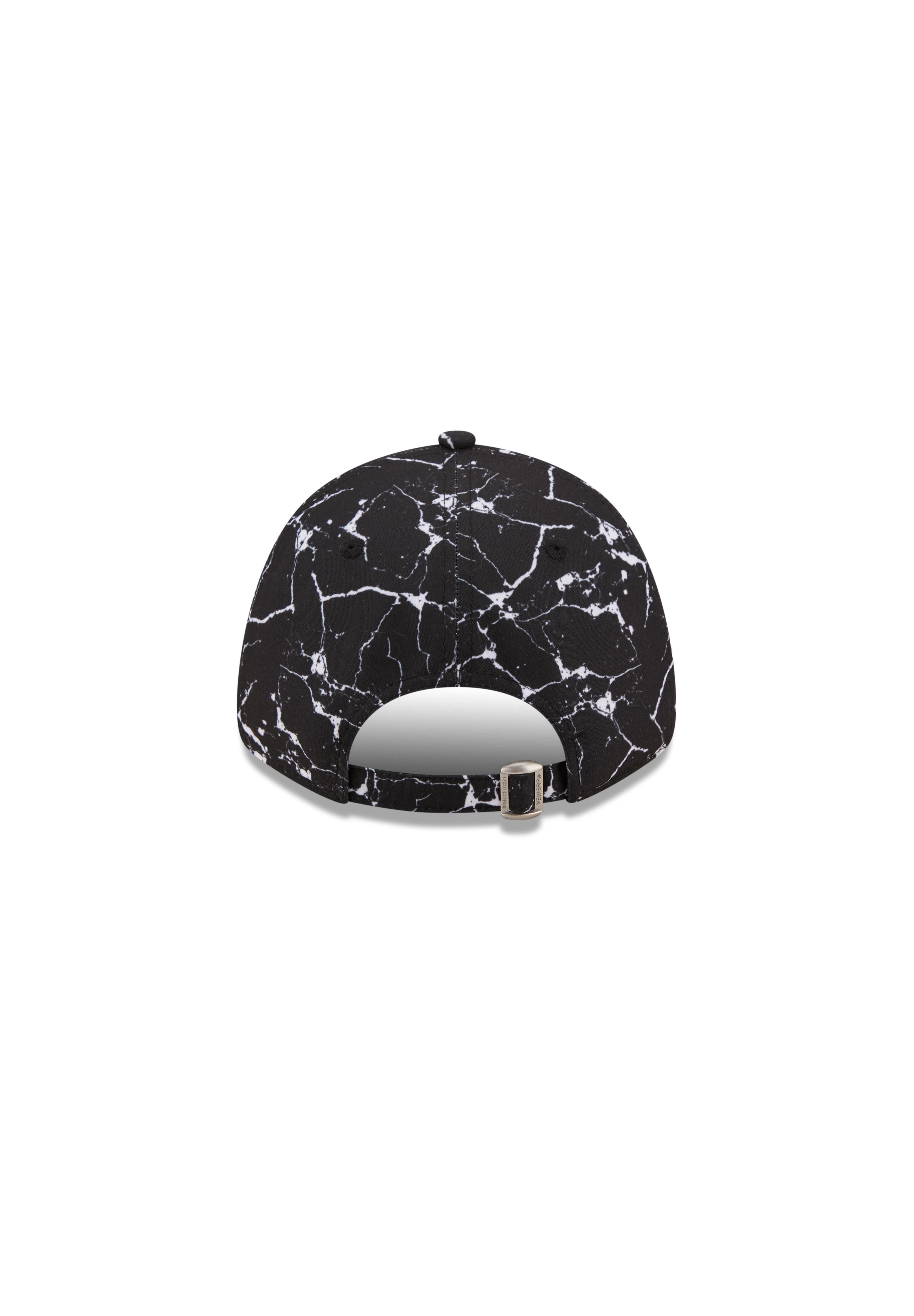 New Era Baseball Cap Los Angeles Dodgers MLB Marble Schwarz Verstellbare 9Forty Cap New Era (1-St)