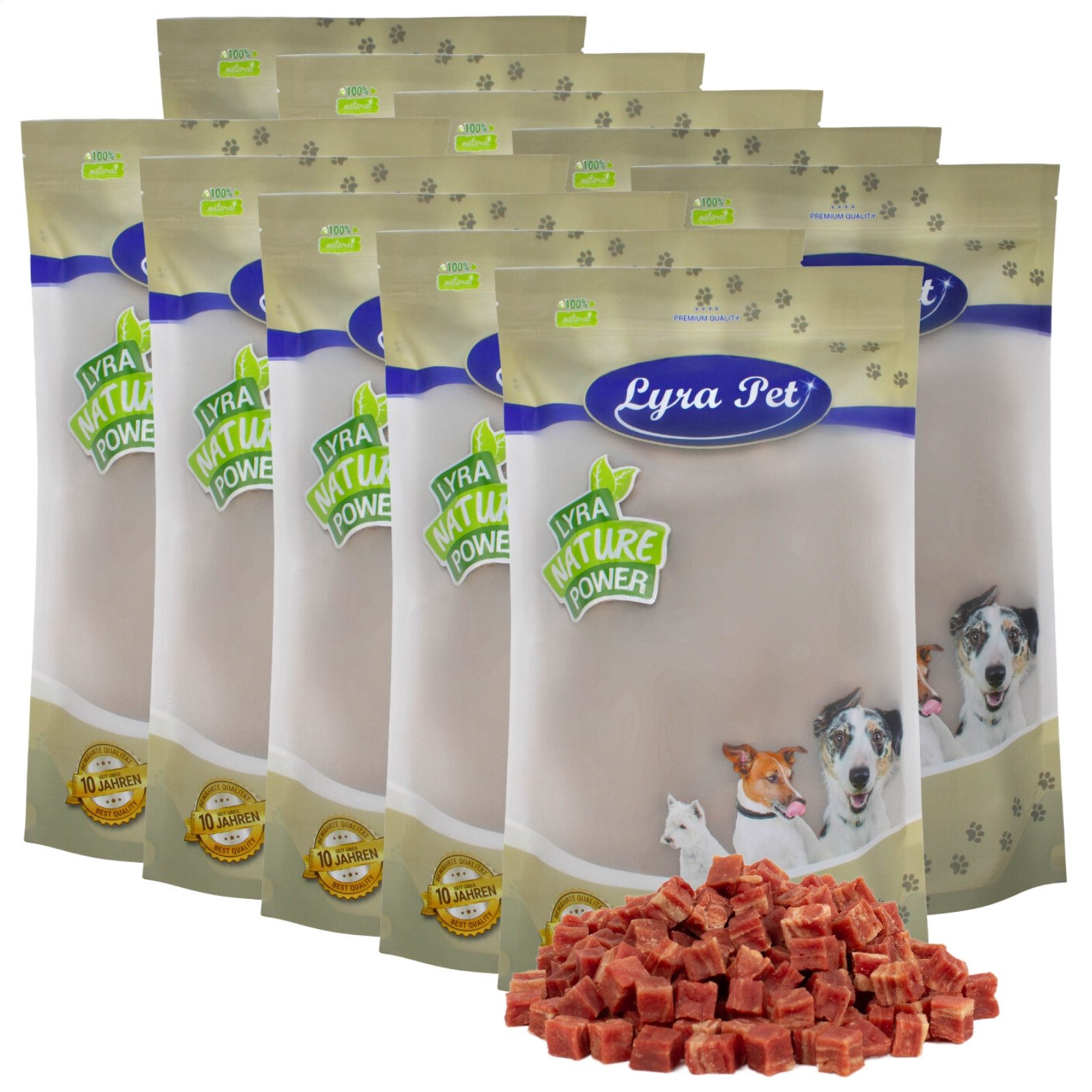 Lyra Pet 10 kg Lyra Pet® Entenfleischwürfel mit Fisch Ente
