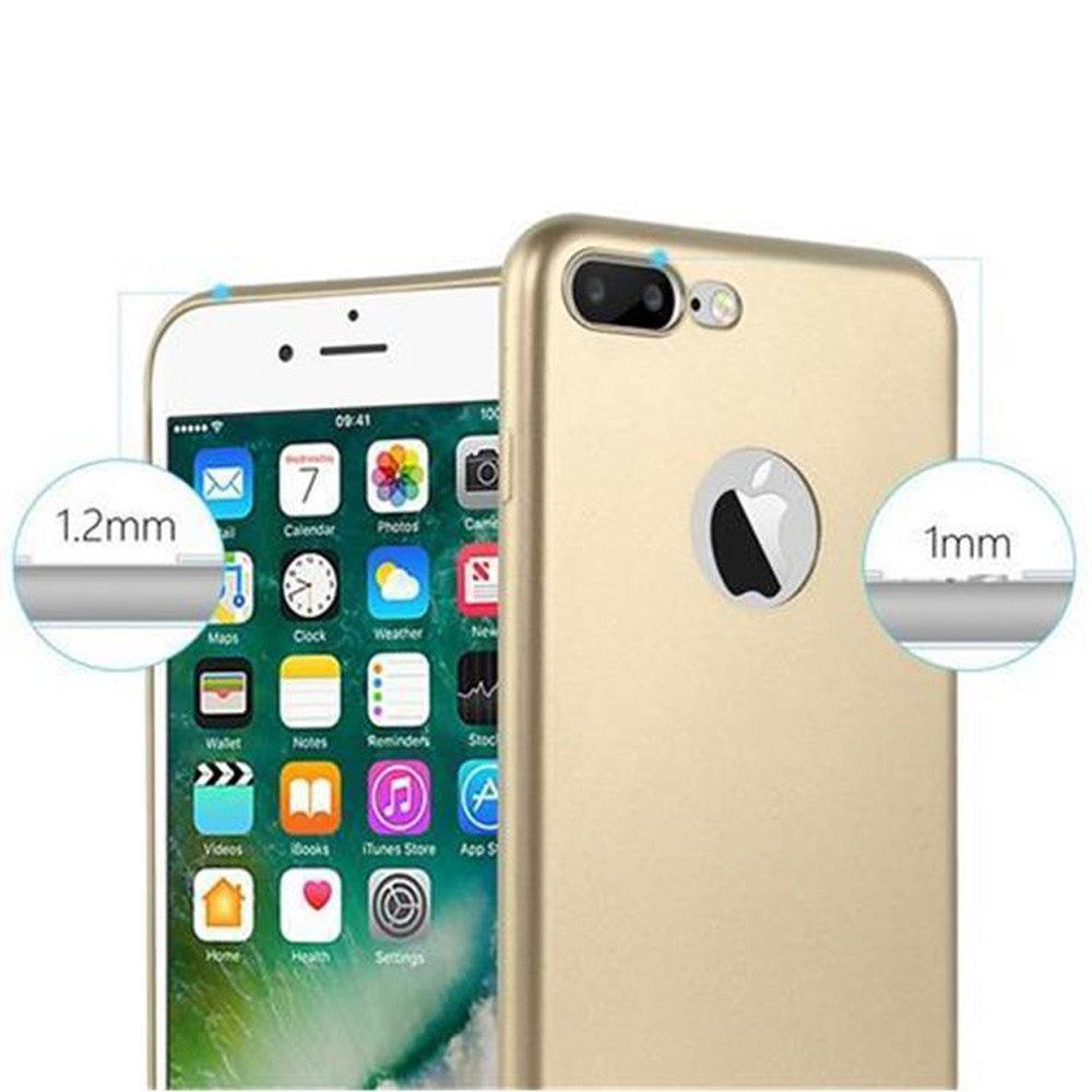 Cadorabo Handyhülle für iPhone 7 PLUS / 7S PLUS / 8 PLUS Hülle Apple iPhone 7 PLUS / 7S PLUS / 8 PLUS, Flexible TPU Silikon Handy Schutzhülle - Hülle - ultra slim