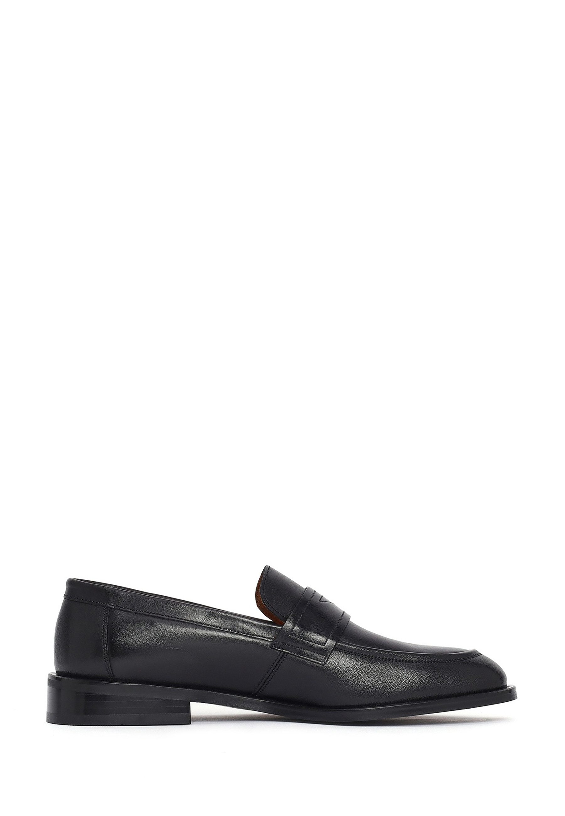 Derimod Klassische Loafer aus Leder Loafer Echtes Leder, Lederfutter, Slip-On Design, Raffinierter Stil