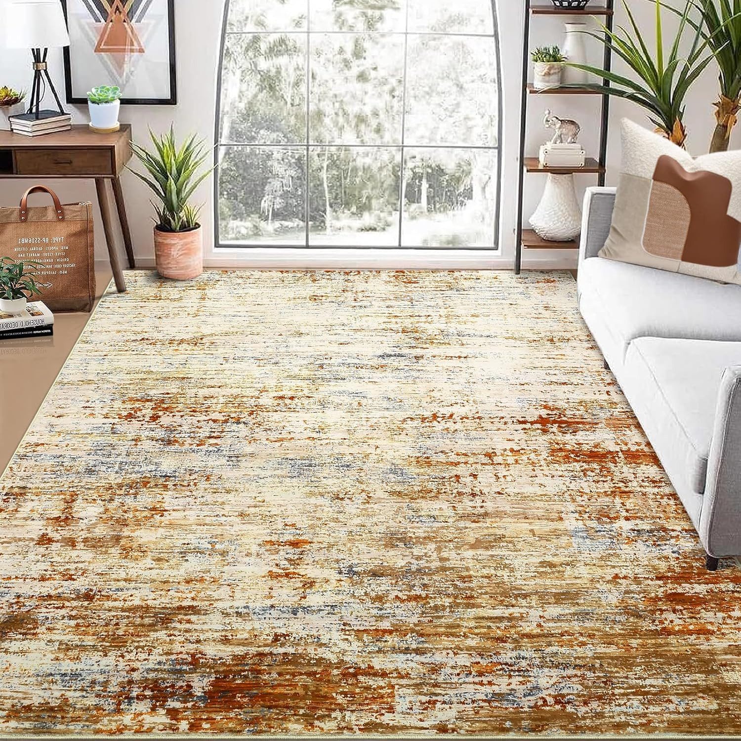 GarveeMore Teppich weiche moderne abstrakte Muster Teppiche, Maschine wasch günstig online kaufen