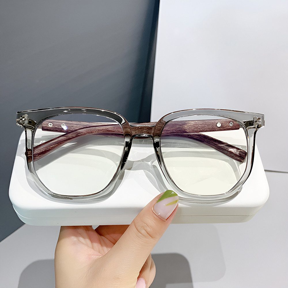 PACIEA Lesebrille Damen Herren Anti Blaulicht Oversized Vollrandrahmen Gaming Schutz