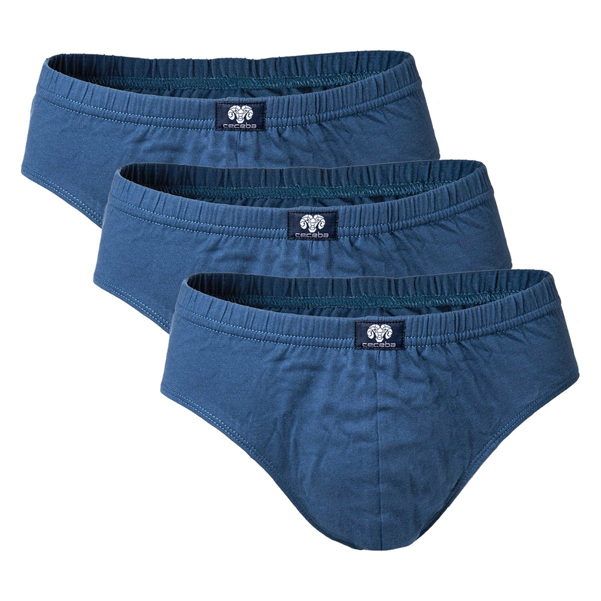 Slip Herren Slip 3er Pack Baumwolle Sport Slip 3er Pack