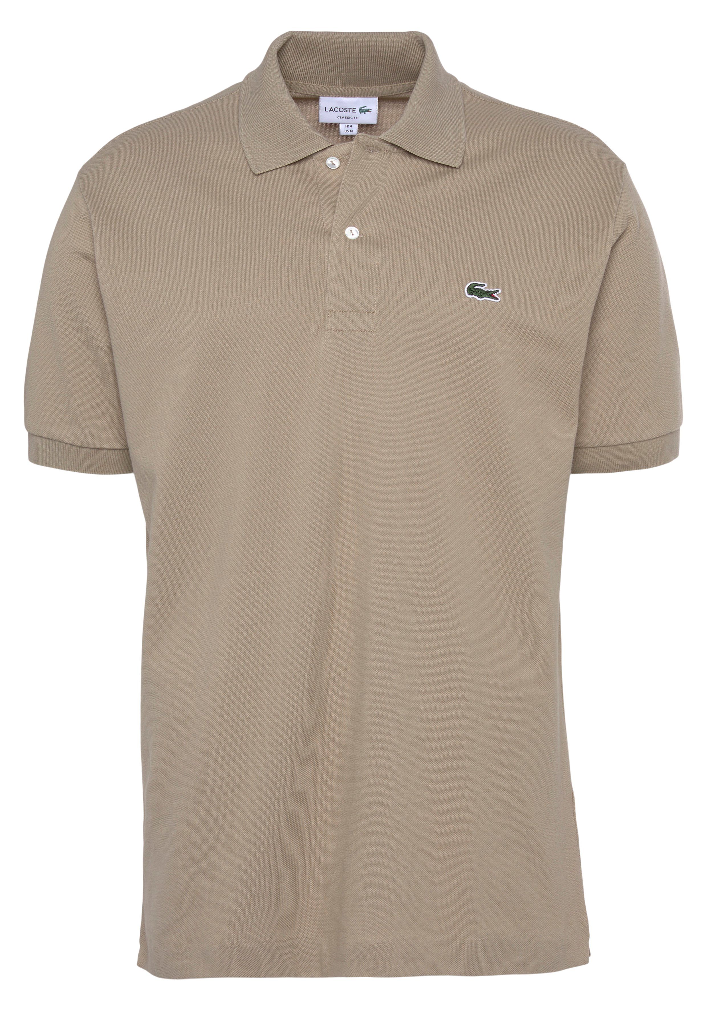 Lacoste Poloshirt (1-tlg) mit Knöpfen in Perlmuttoptik lion