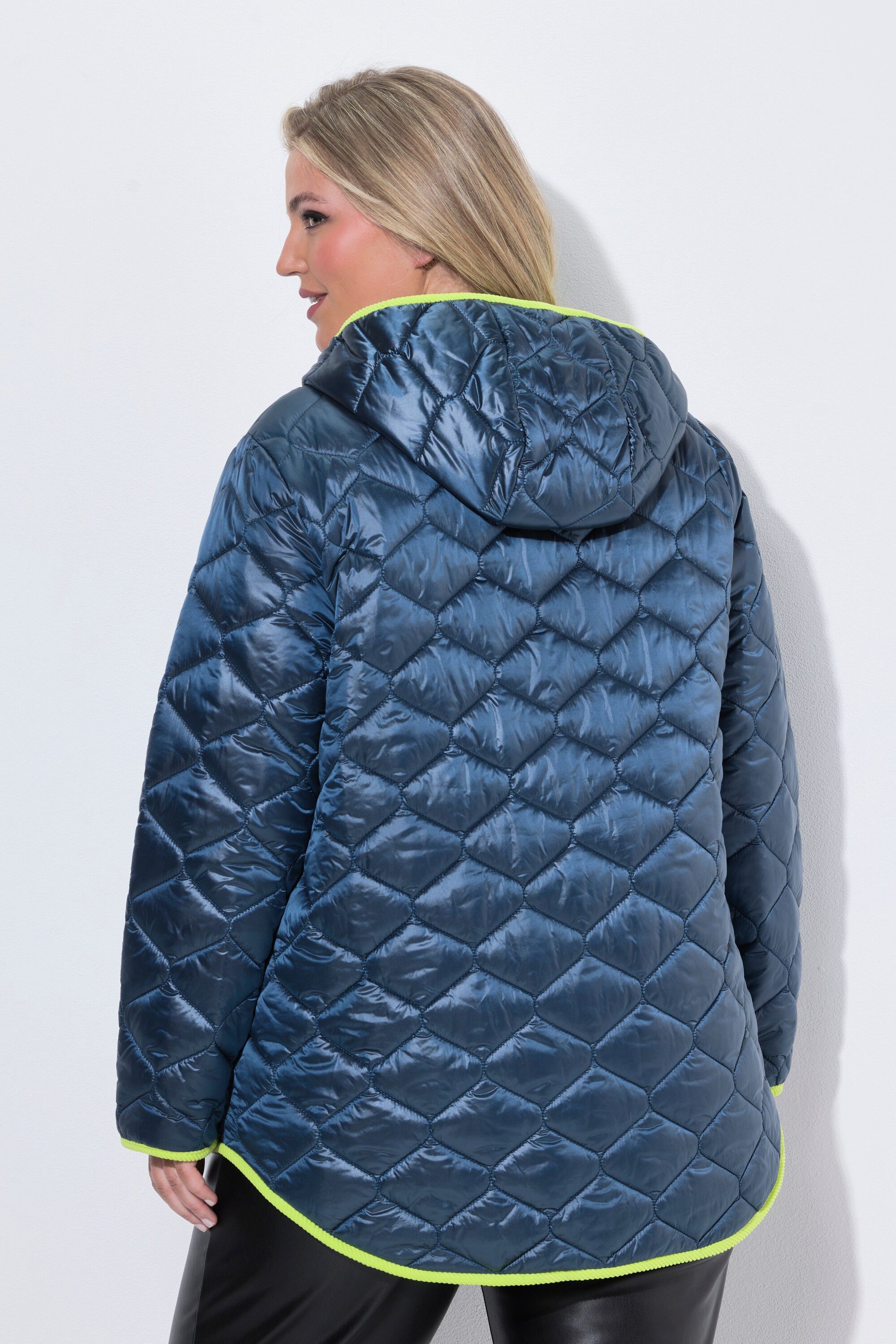Angel of Style Steppjacke Steppjacke Cord-Einfassungen Kapuze – Bild 5 von 5