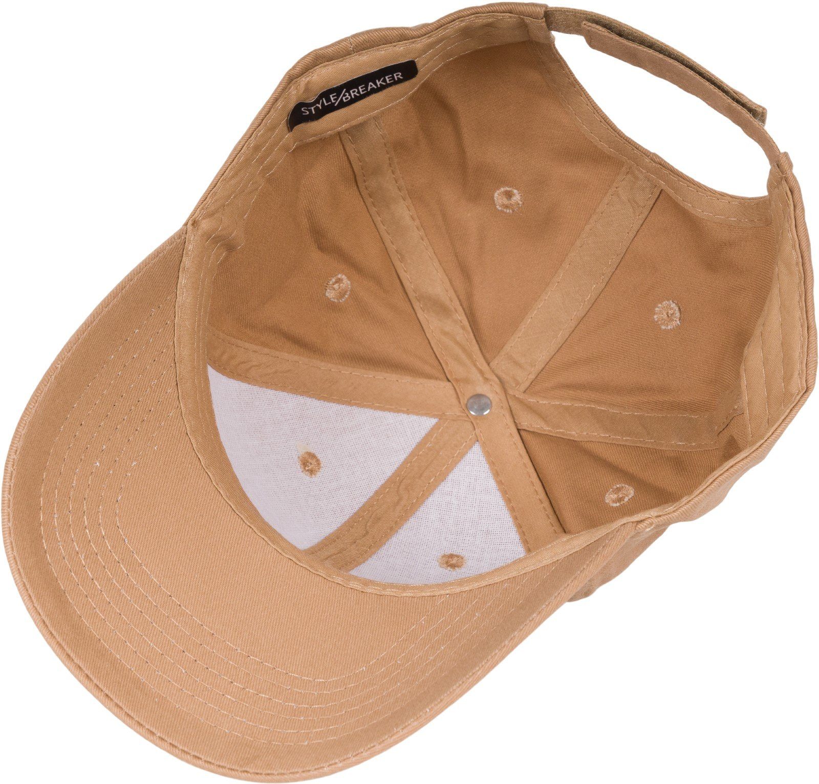 styleBREAKER Baseball Cap Baseball Cap Einfarbig (1-St)