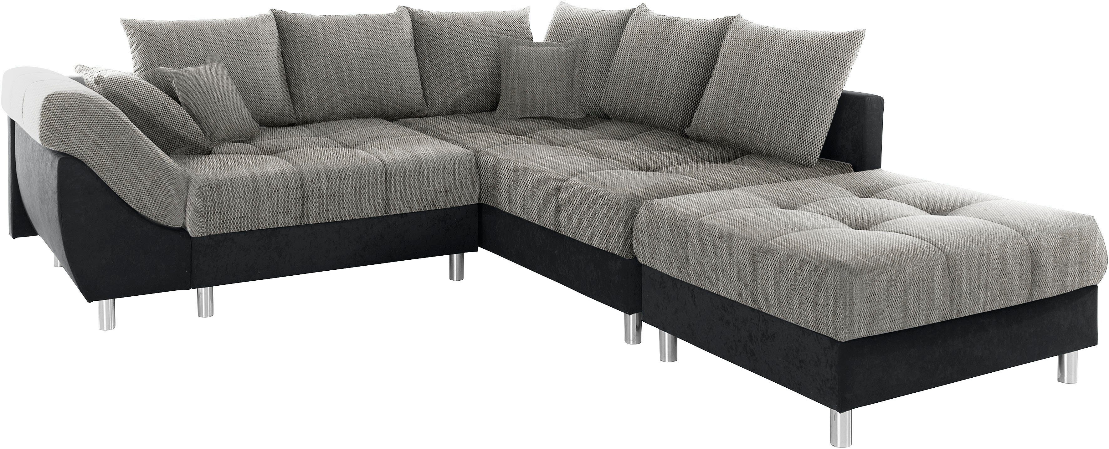 COLLECTION Ecksofa links (Spar-Set), rechts Joseli, Polstergarnitur AB Hocker, montierbar oder Recamiere und