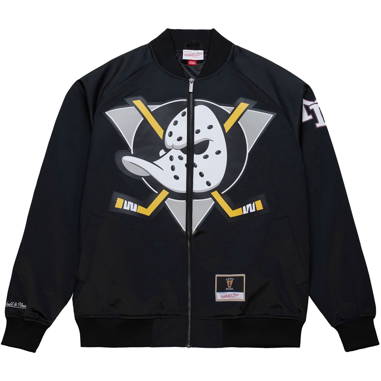 Mitchell & Ness Bomberjacke Satin Anaheim Ducks Teemu Selänne