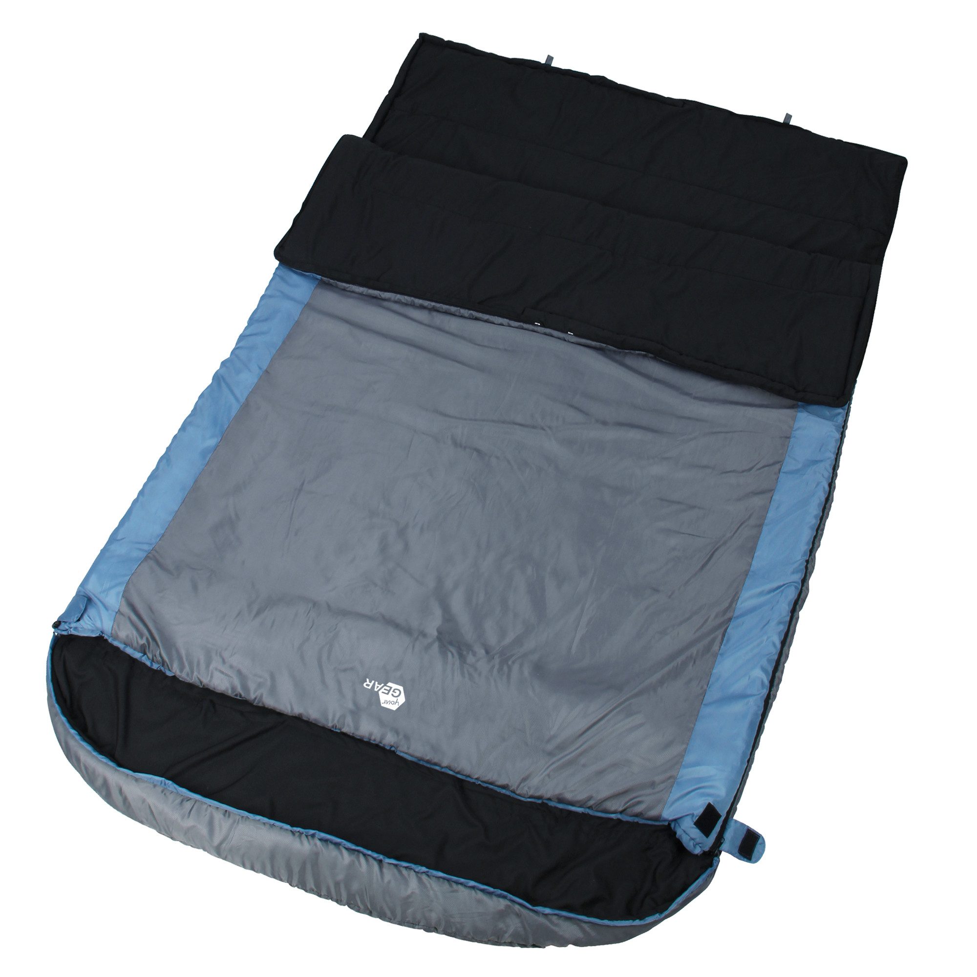 yourGEAR Doppeldeckenschlafsack yourGEAR Schlafsack Ostria Duo -3°C 2 Mann Deckenschlafsack 230x160 cm – Bild 3 von 5