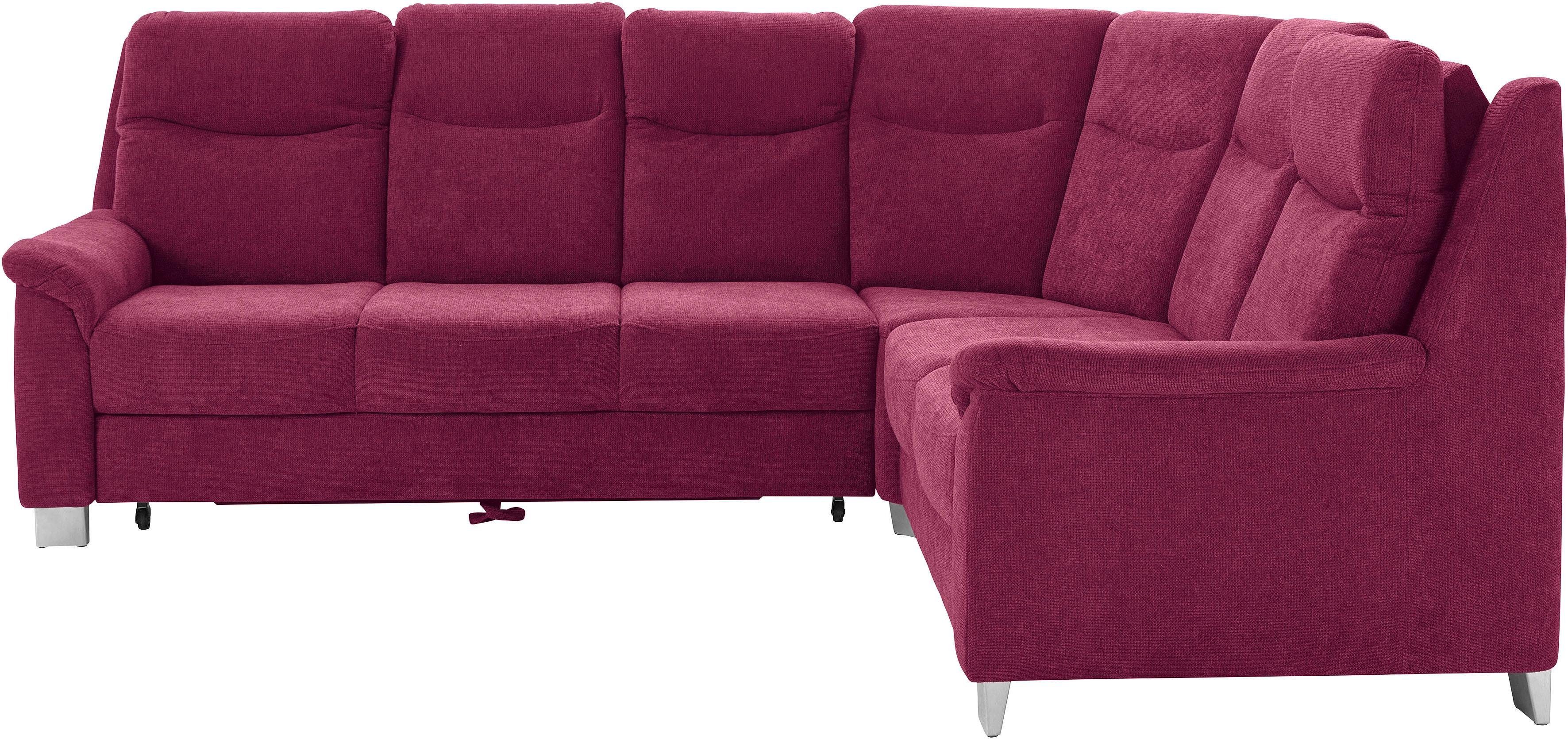 sit&more Ecksofa Boccaccio L-Form, mit Federkern günstig online kaufen