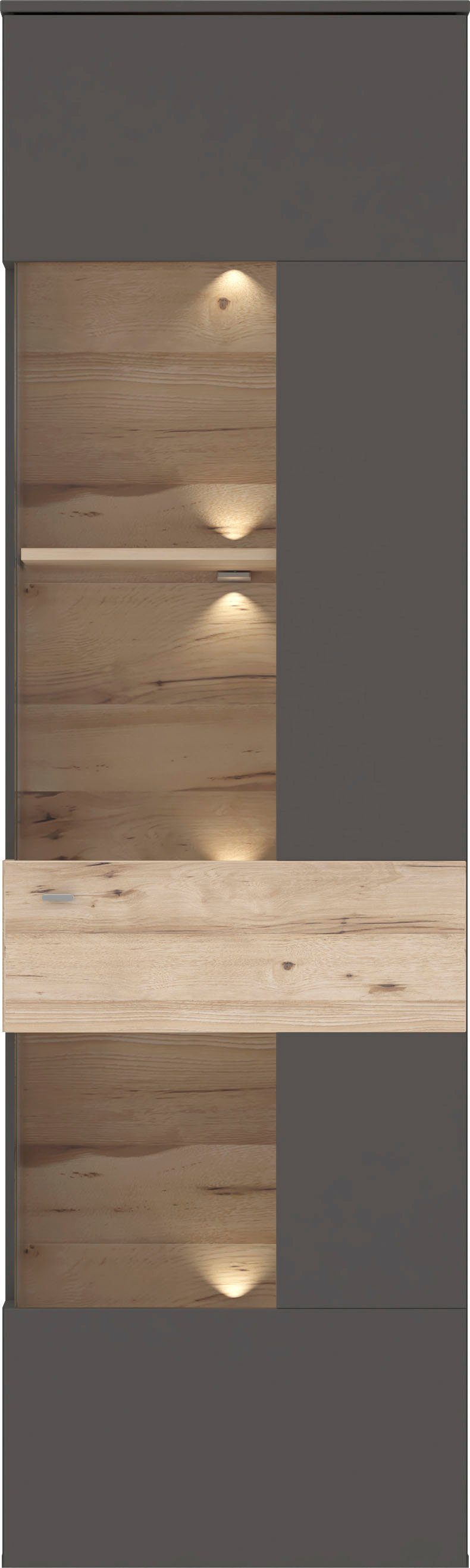 FORTE Vitrine Como Vitrine, Glastüre, LED günstig online kaufen