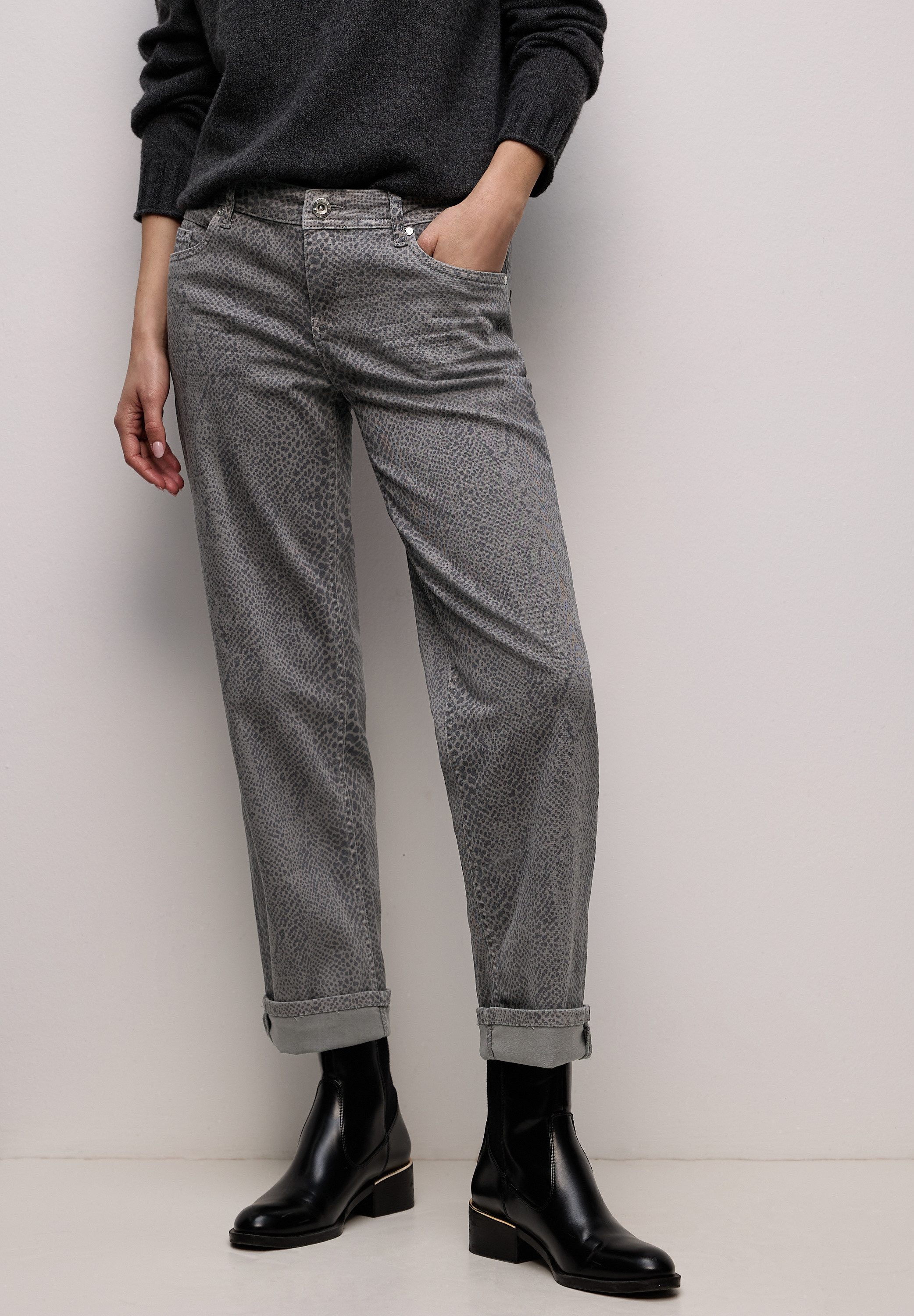 STREET ONE Comfort-fit-Jeans aus Baumwolle mit Stretchanteil