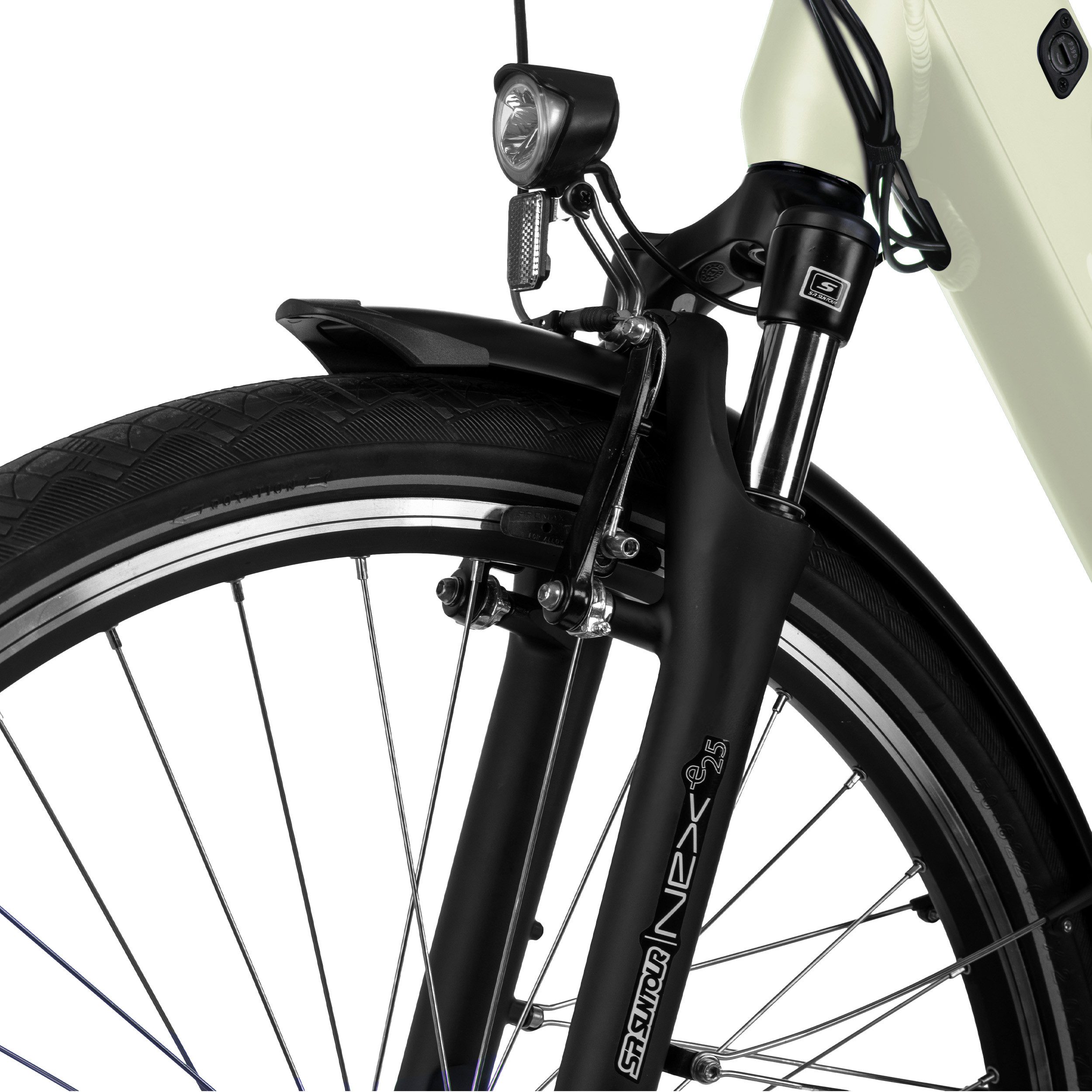 Thumbnail - SAXXX E-Bike Cityrad Damen/Herren 28x2'', SAXXX OPW, 418Wh, 60-100 km, 95 % vormontiert, 7 Gang Shimano Nexus Schaltwerk...