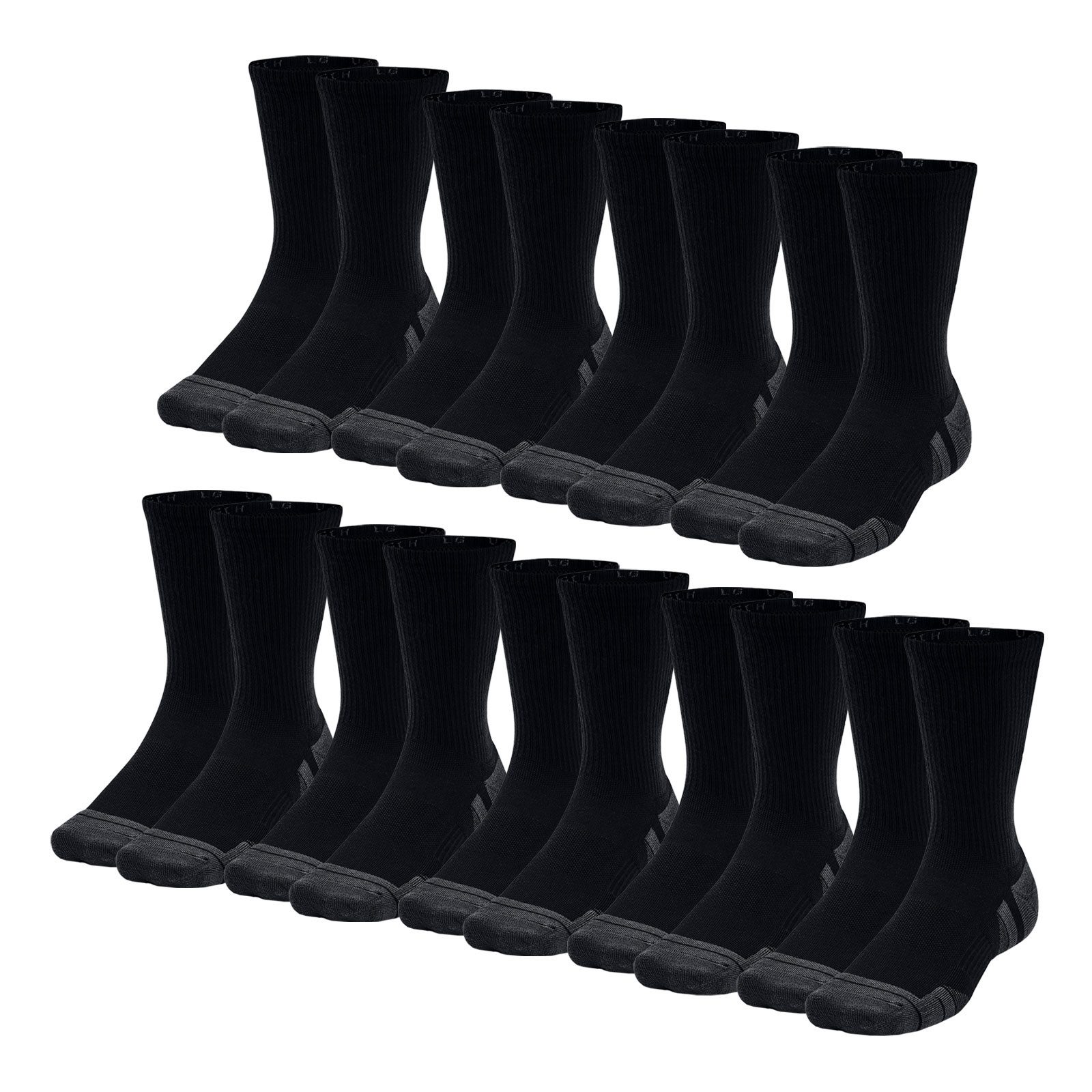Under Armour® Funktionssocken 9 Paar Performance Tech-Crew-Socken (9-Paar) mit Fußgewölbestütze