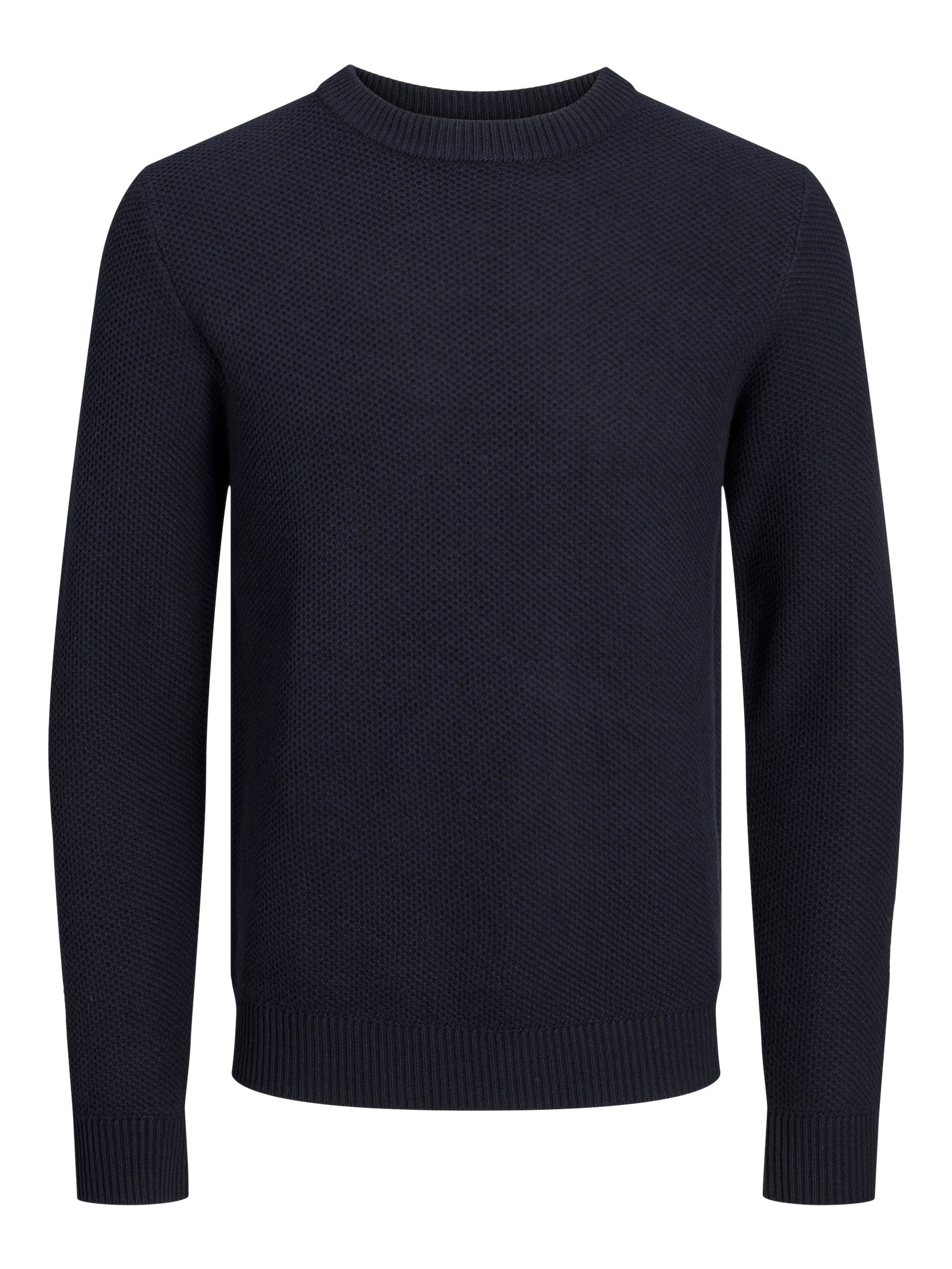 Jack & Jones Strickpullover JORBRODY KNIT CREW NECK BF total eclips