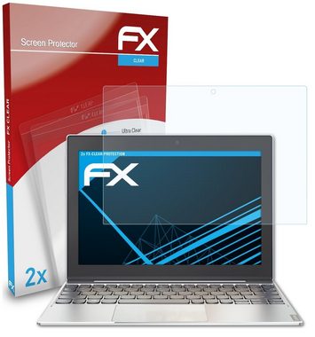 atFoliX Schutzfolie Displayschutz für Lenovo Miix 320, (2 Folien), Ultraklar und hartbeschichtet