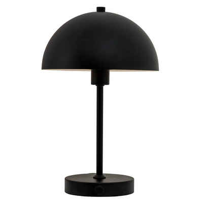mokebo Tischleuchte »Der Leuchtturm«, Warmweiß, Tischlampe kabellos, aufladbar, dimmbar vintage Lampe m. Akku schwarz