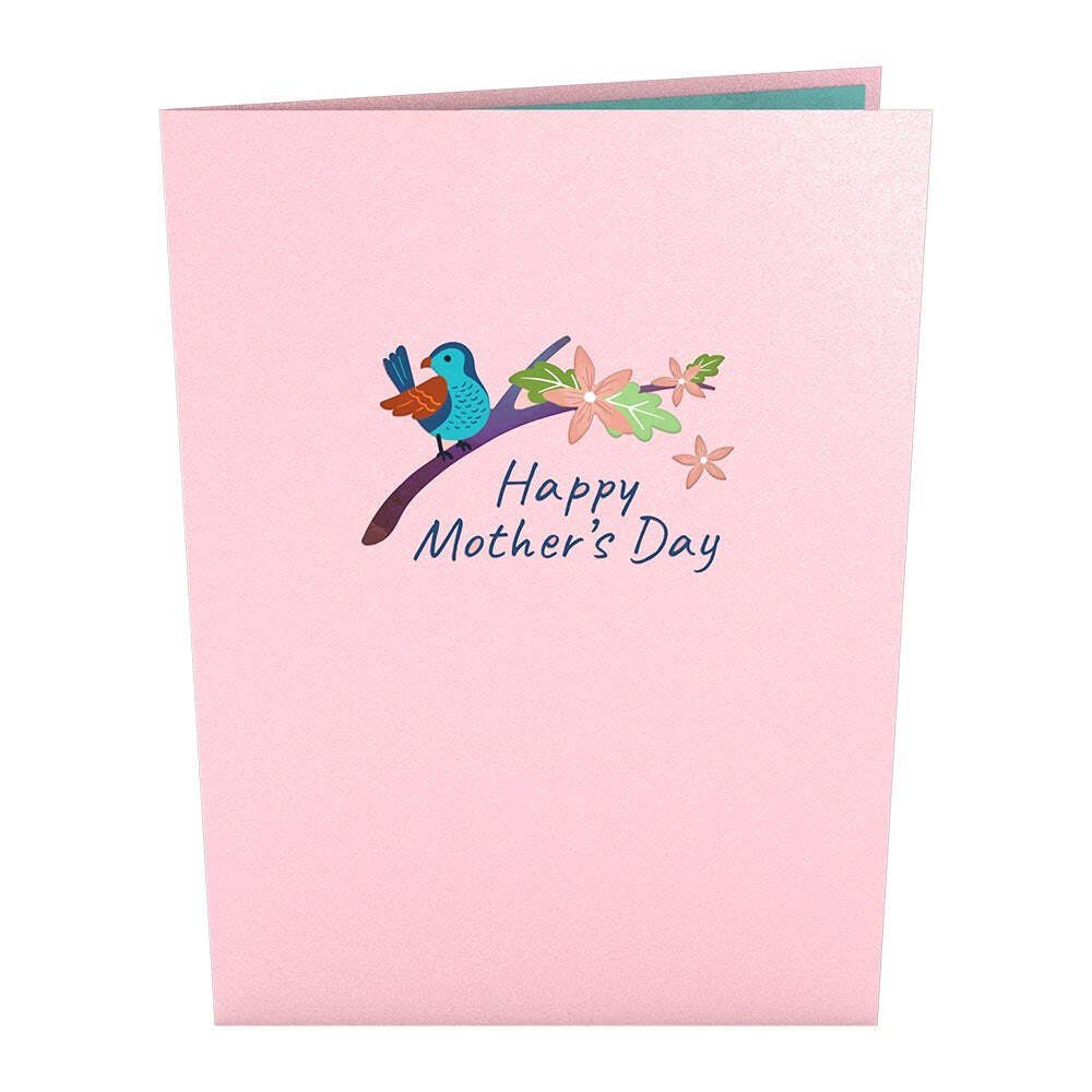 Muttertag zum Card Lovepop Muttertagskarte Pop-Up Vogelbaum