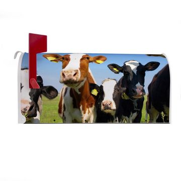 banjado Amerikanischer Briefkasten Mailbox Kühe (Amerikanischer Briefkasten, original aus Mississippi USA), 22 x 17 x 51 cm