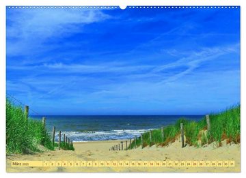CALVENDO Wandkalender Holland - Die Nordsee von Zandvoort bis Breskens (Premium, hochwertiger DIN A2 Wandkalender 2023, Kunstdruck in Hochglanz)