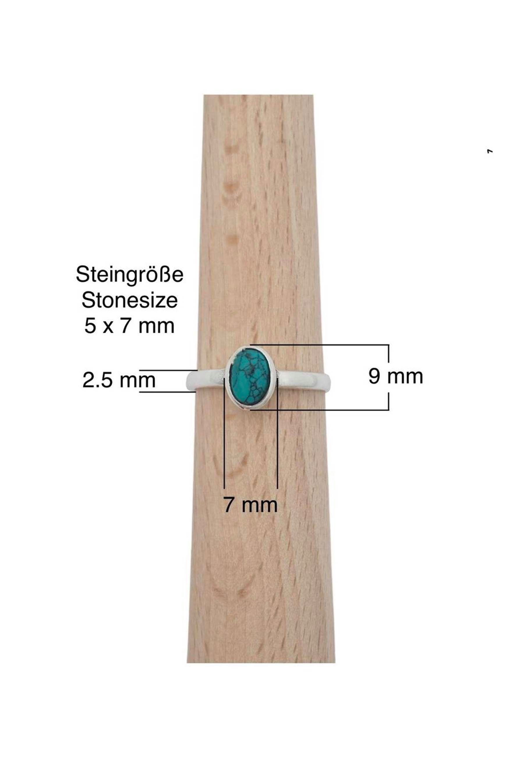 Silberring Türkis Silber mantraroma 925er mit